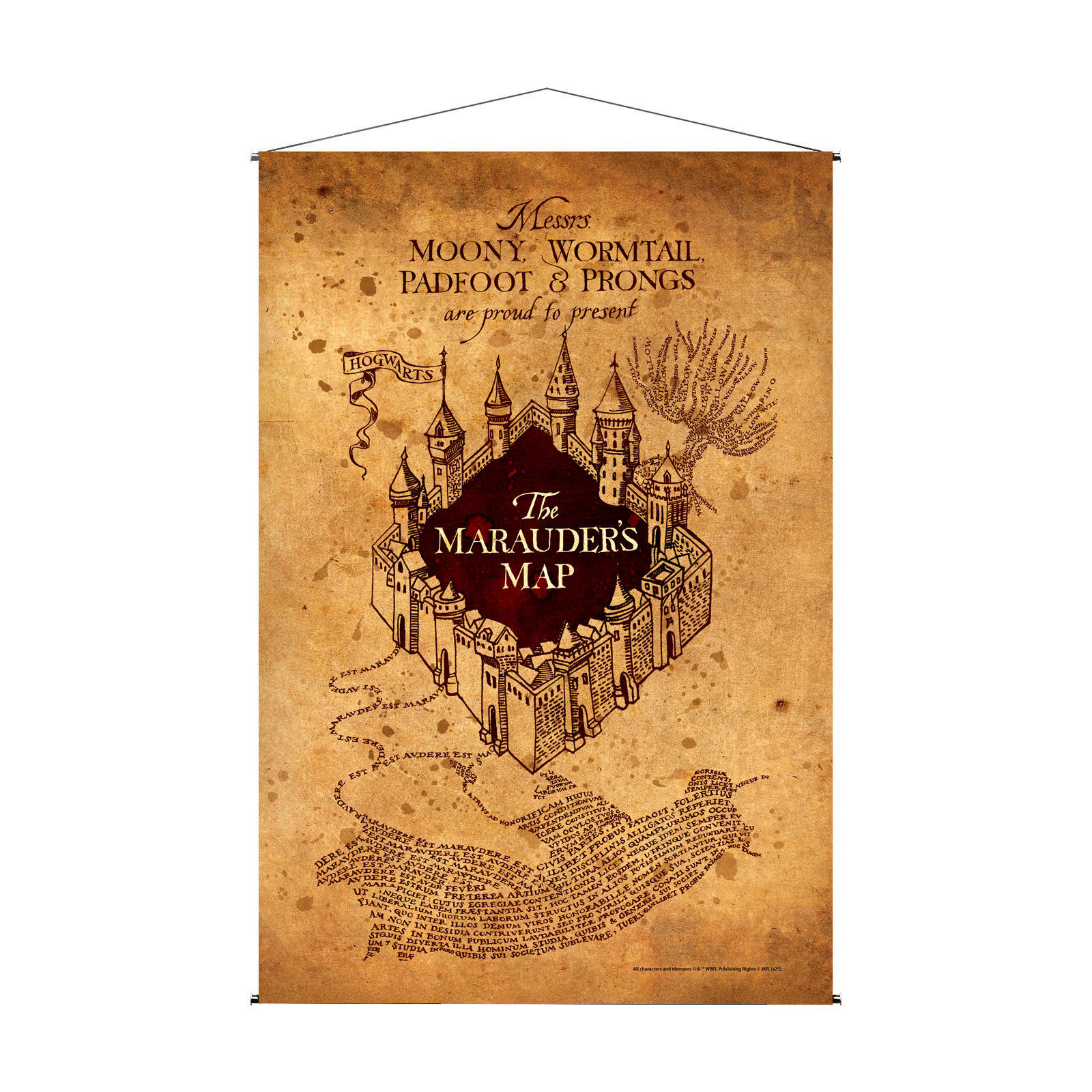 Harry Potter - Mapa Huncwotów Wall Scroll