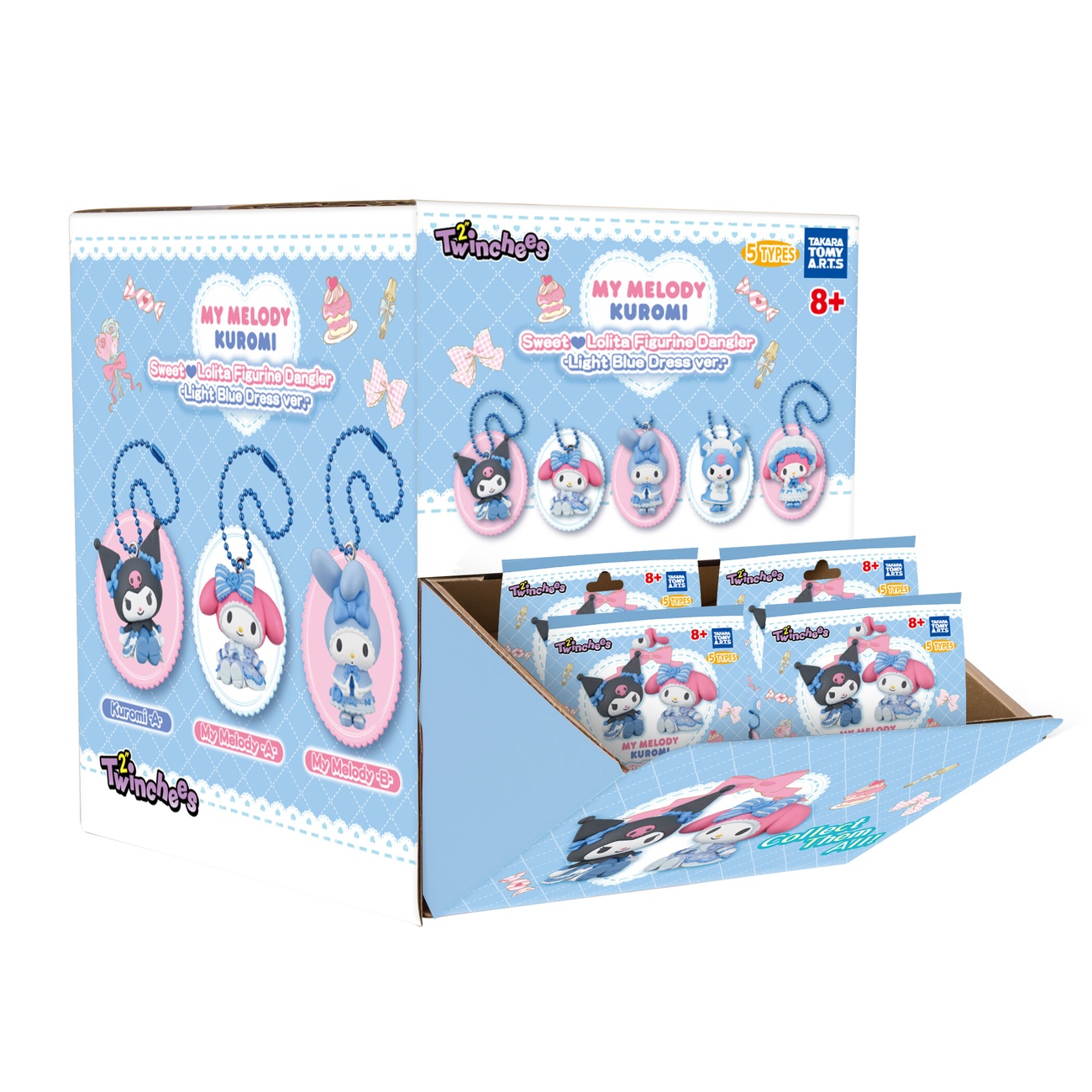 Sanrio - My Melody et Kuromi Sweet Lolita Mystery Twinchees Porte-clés