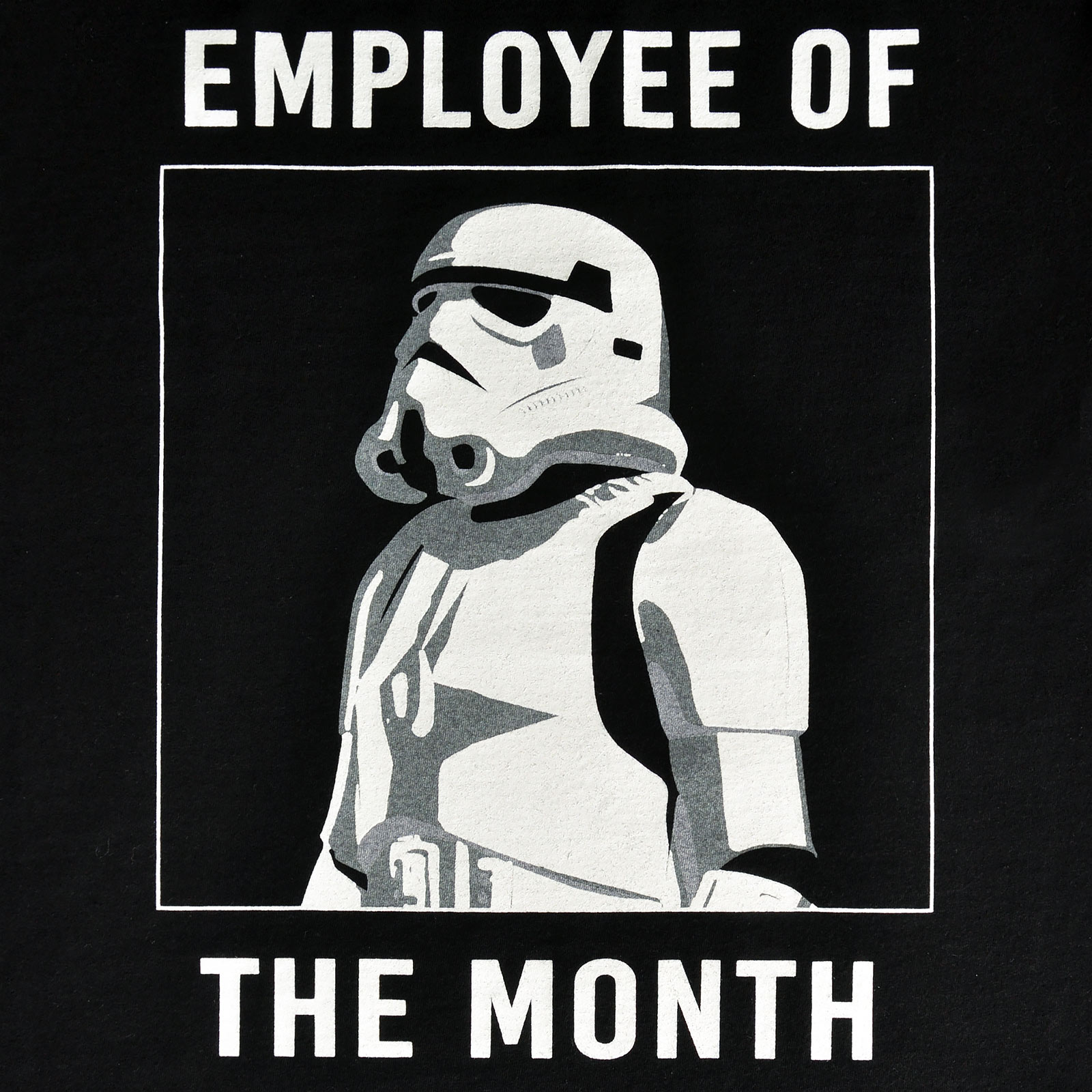 Star Wars - Stormtrooper Werknemer van de Maand T-Shirt Zwart
