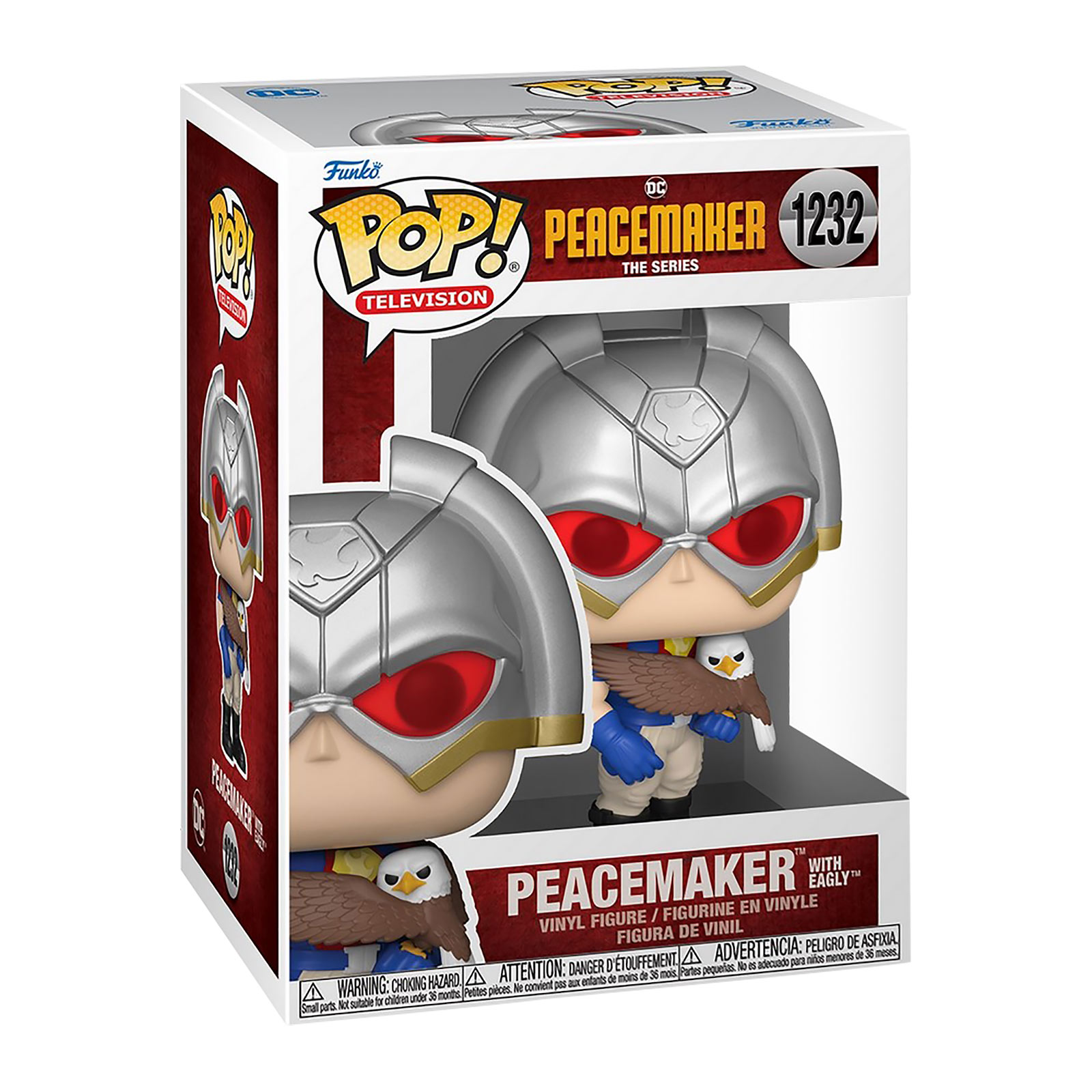 Peacemaker mit Adler Funko Pop Figur