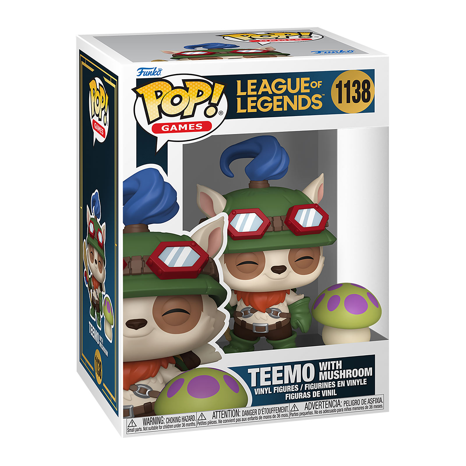 League of Legends - Teemo avec champignon Figurine Funko Pop!