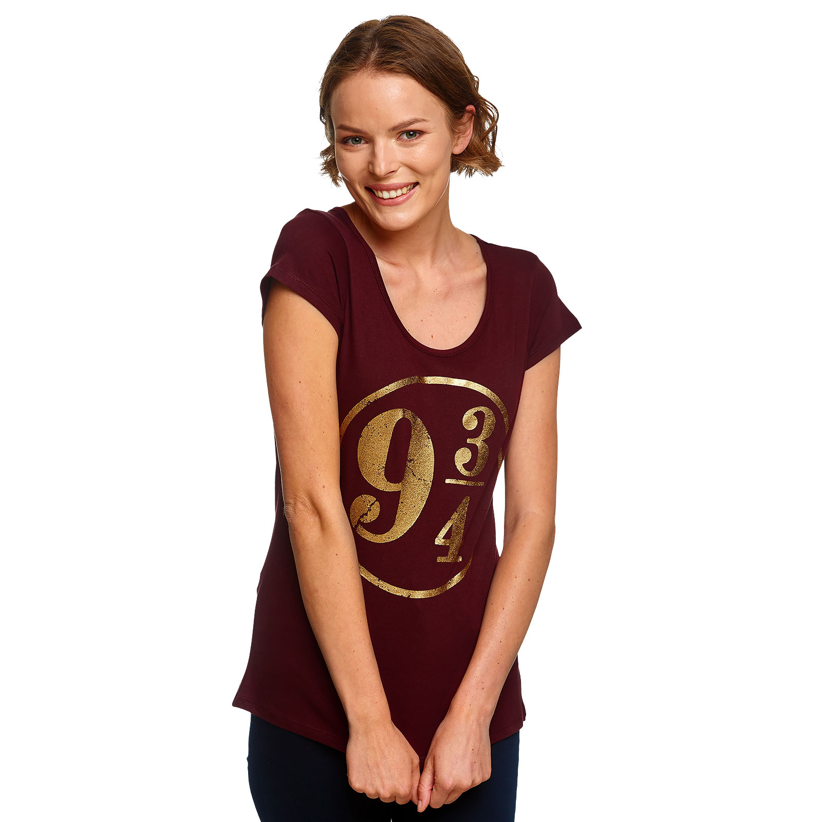 Harry Potter - T-shirt Femme Plateforme 9 3/4 Rouge