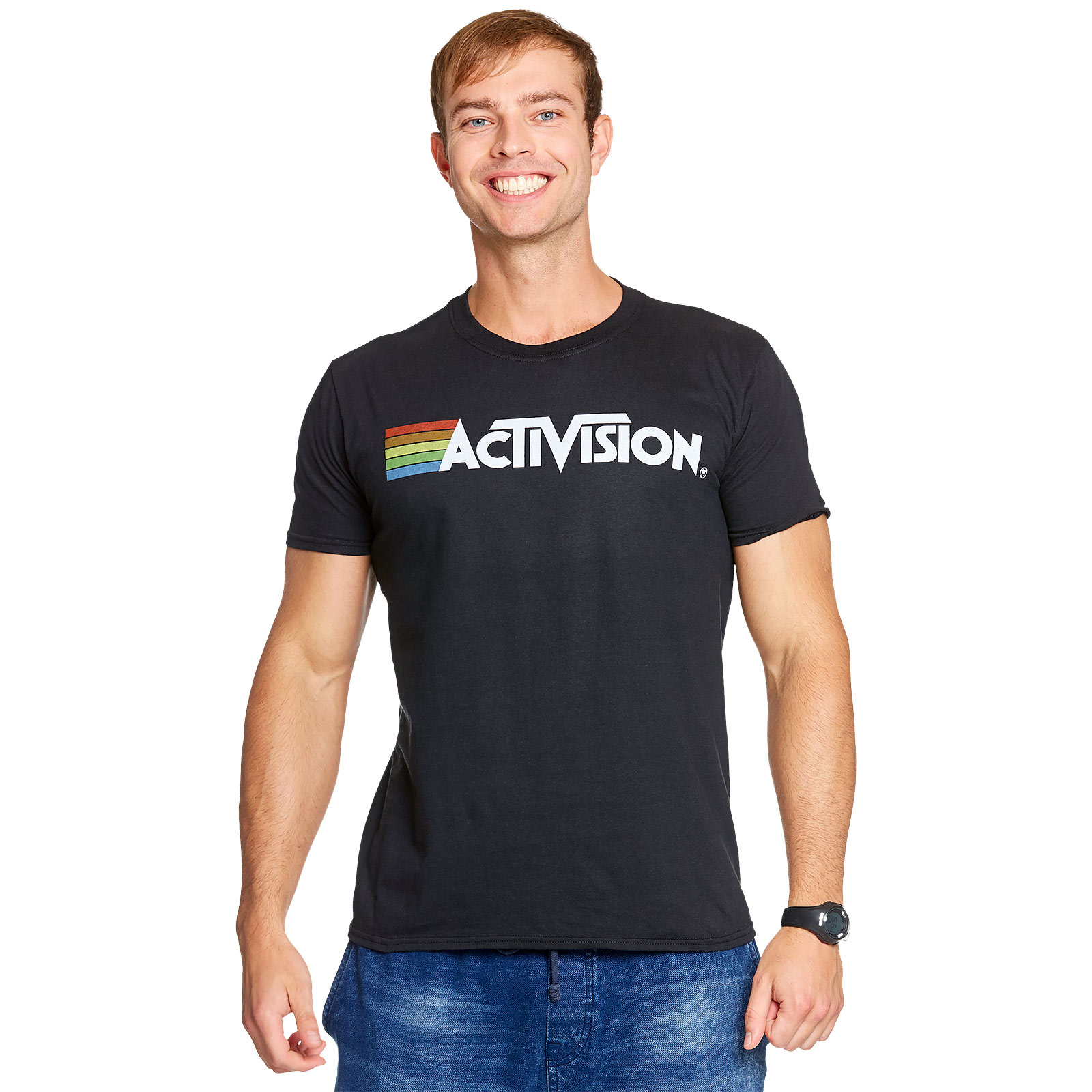 Activision - T-shirt logo noir