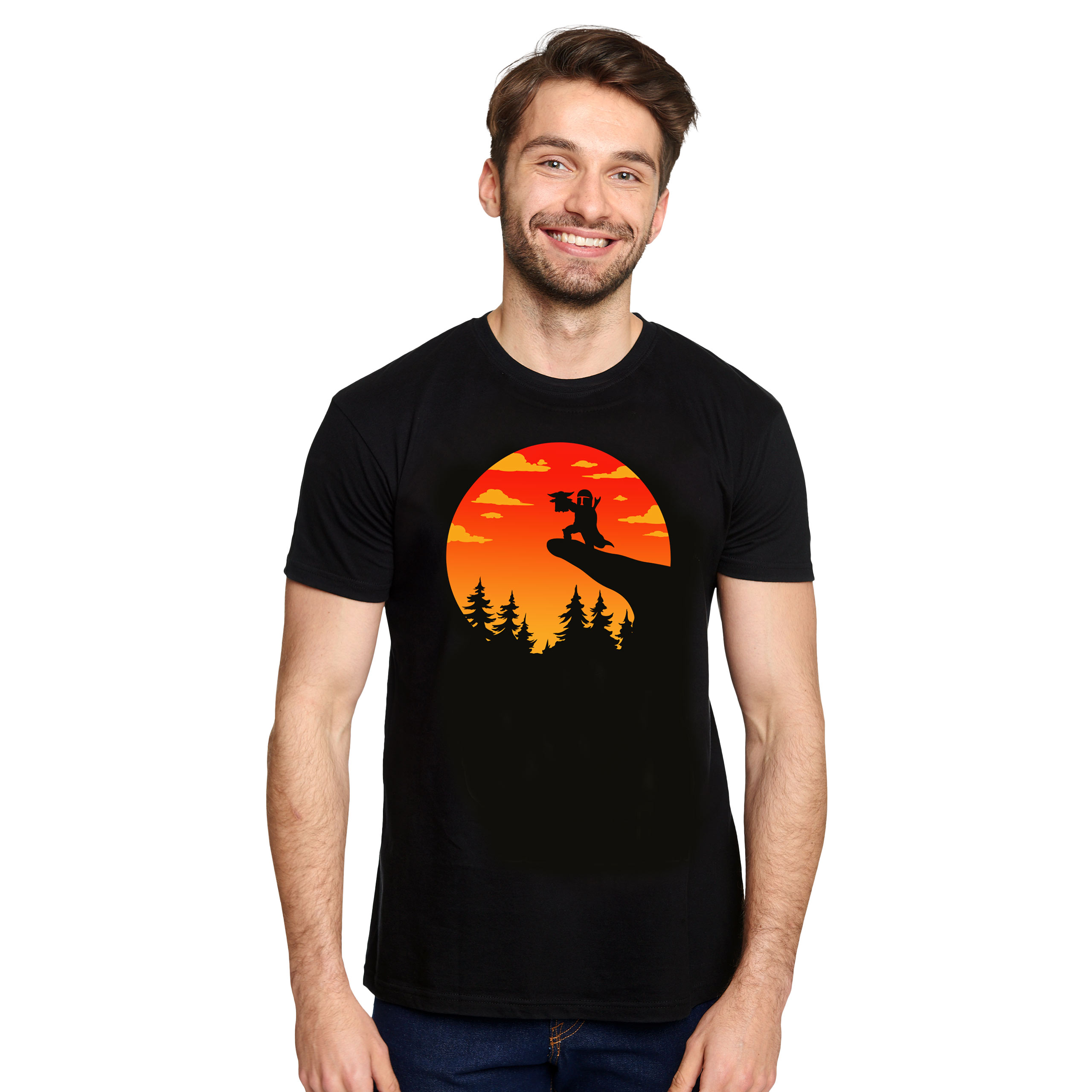 Circle of Life T-Shirt für Mandalorian Fans schwarz