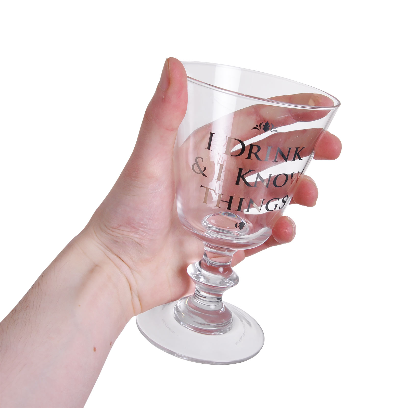 Game of Thrones - Drink and Know wine glass