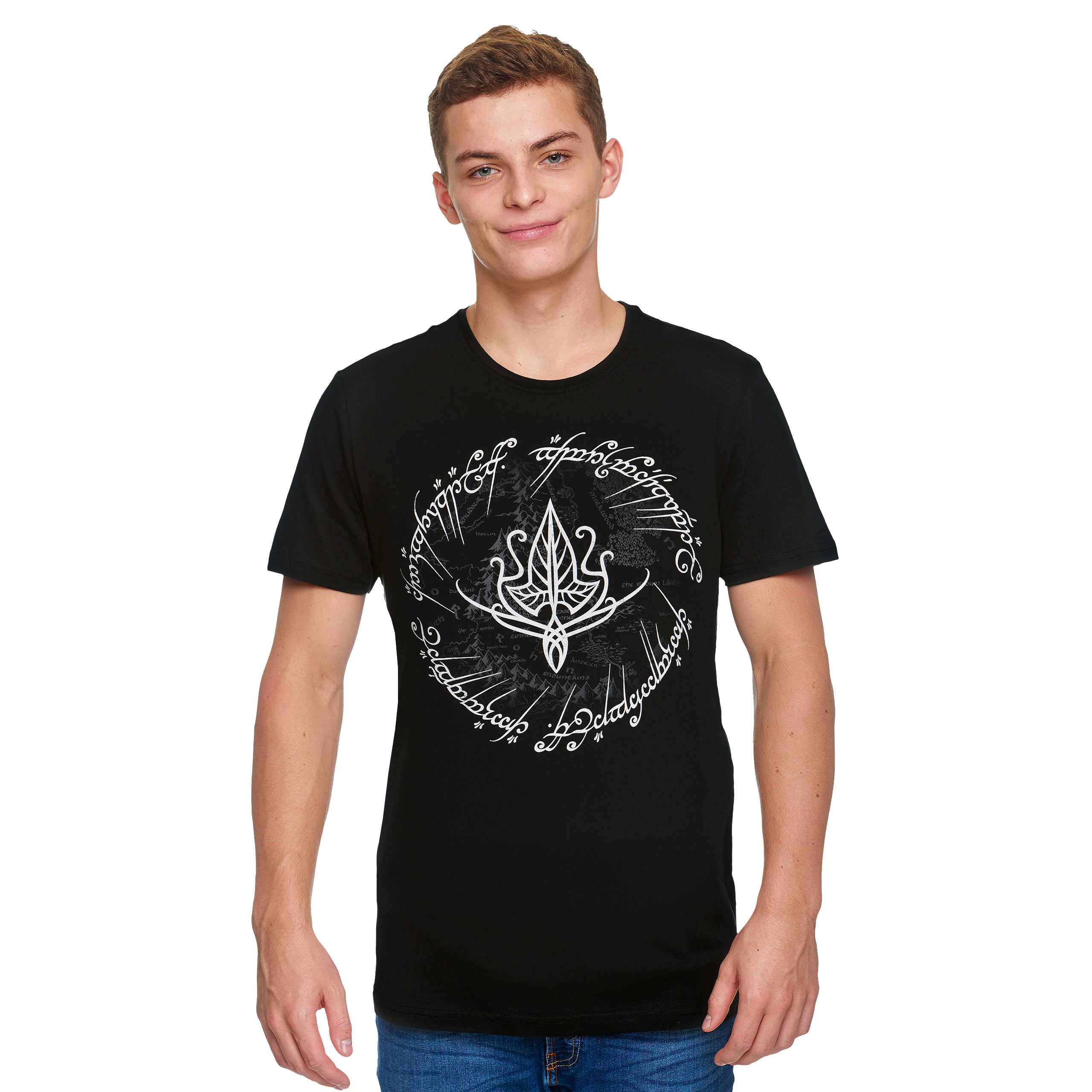 Heer der Ringen - Elfenblad T-shirt zwart