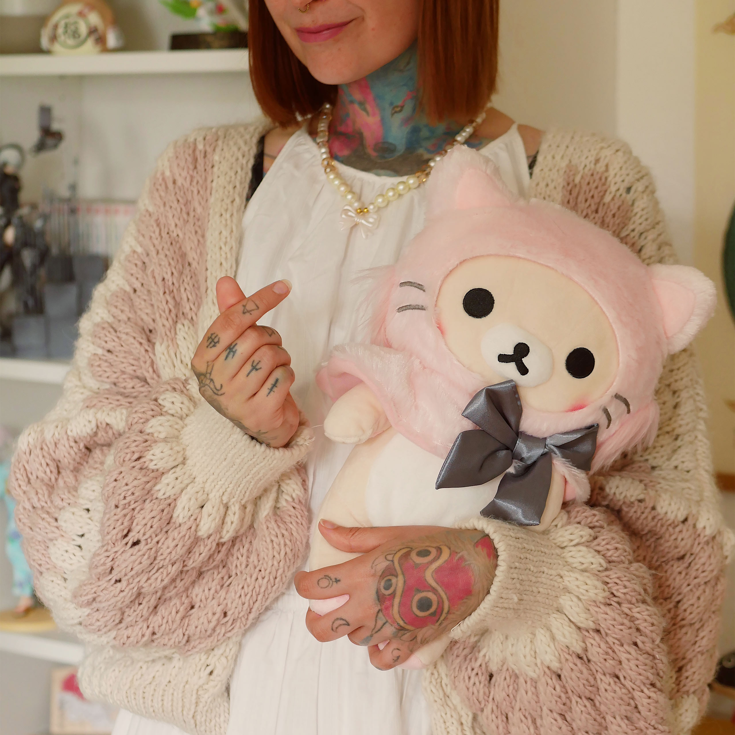 Rilakkuma - Peluche Korilakkuma Pink Cat