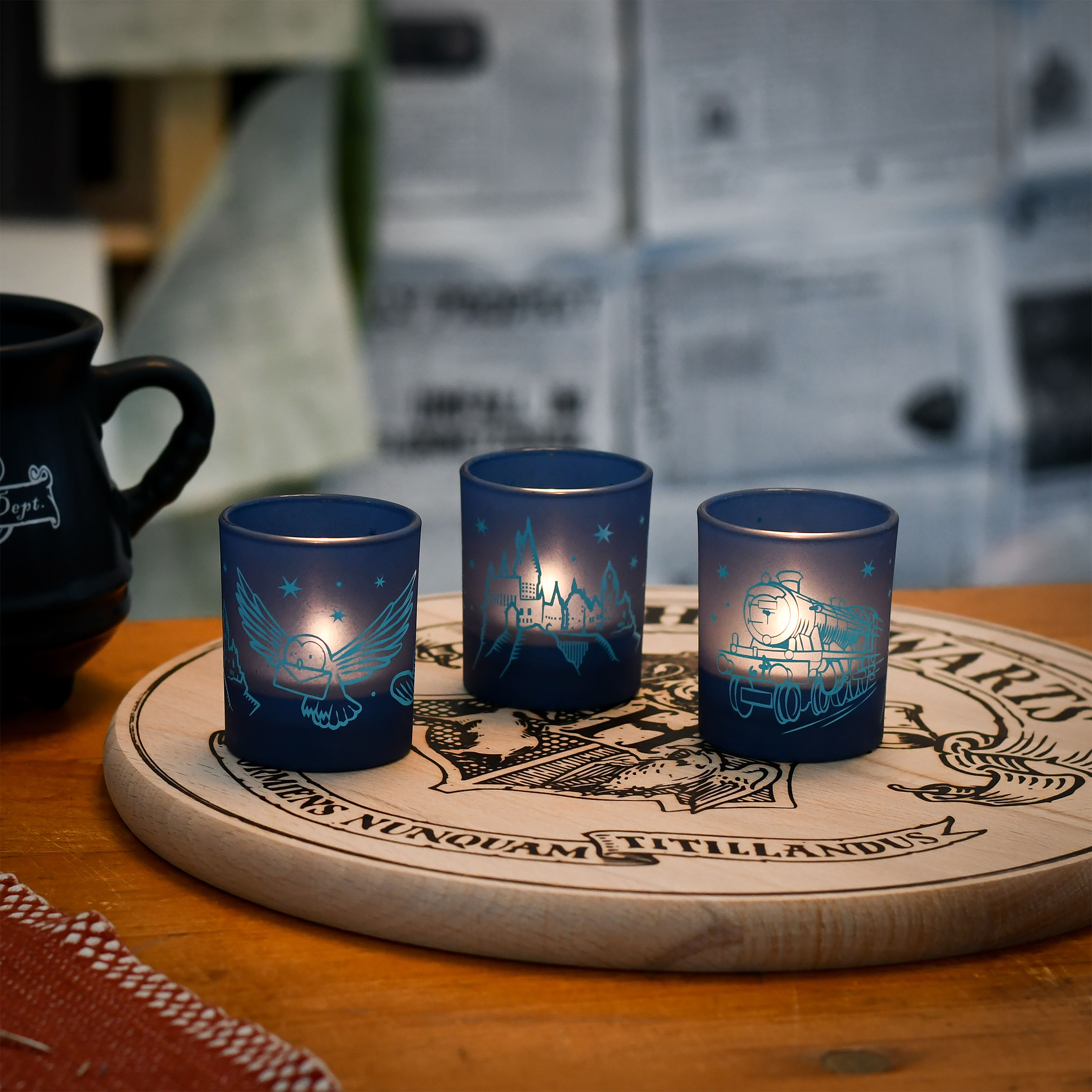 Harry Potter - Hogwarts Tea Light Holder Set of 3