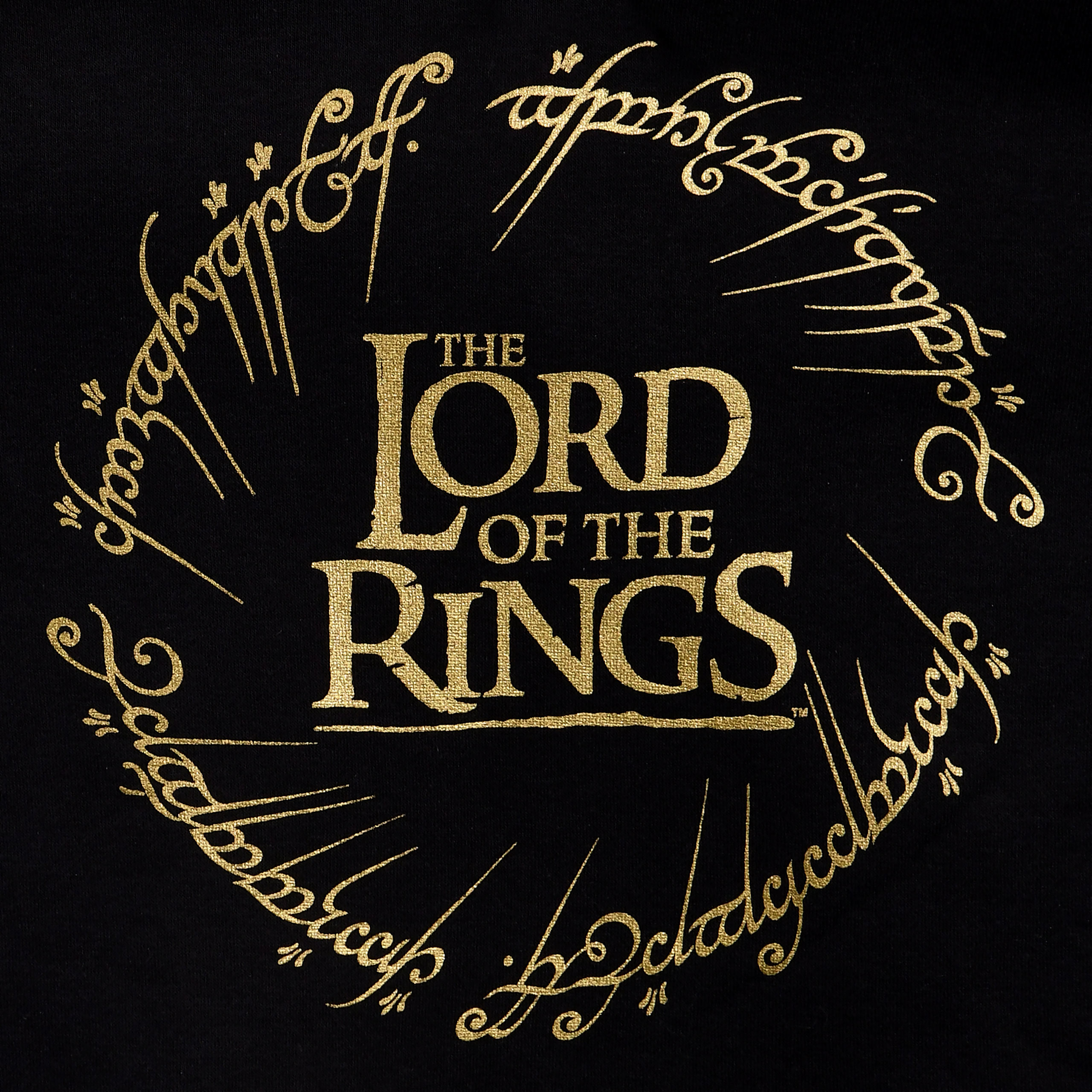 Lord of the Rings - The One Ring Hoodie Black