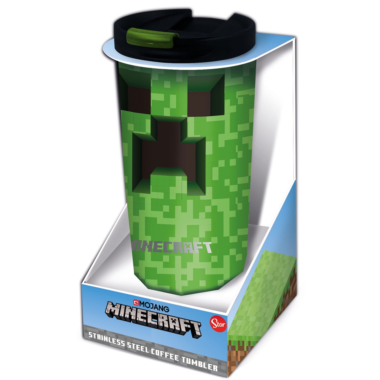 Minecraft Taza de viaje Creeper de acero inoxidable