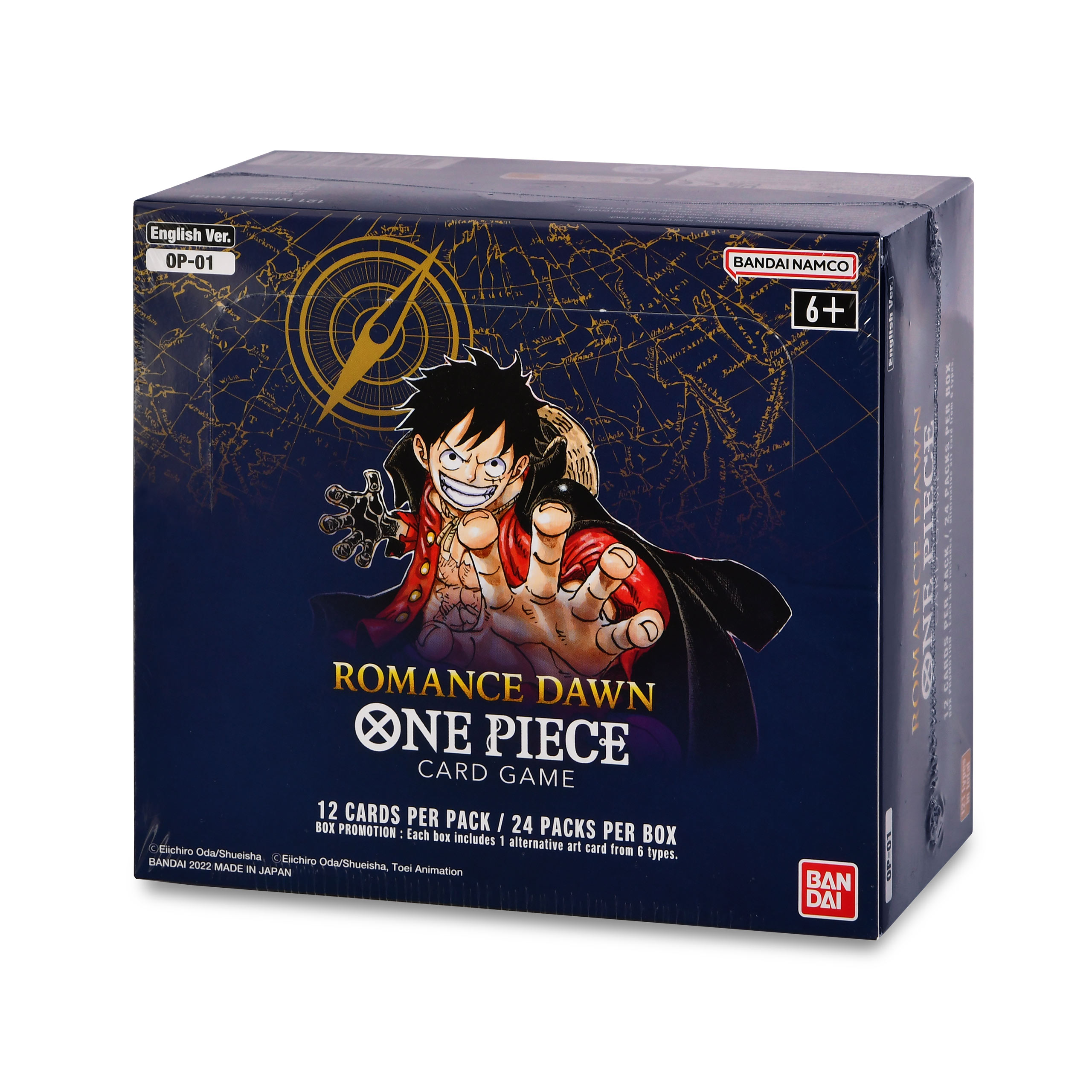 One Piece Card Game - Romance Dawn Booster Display