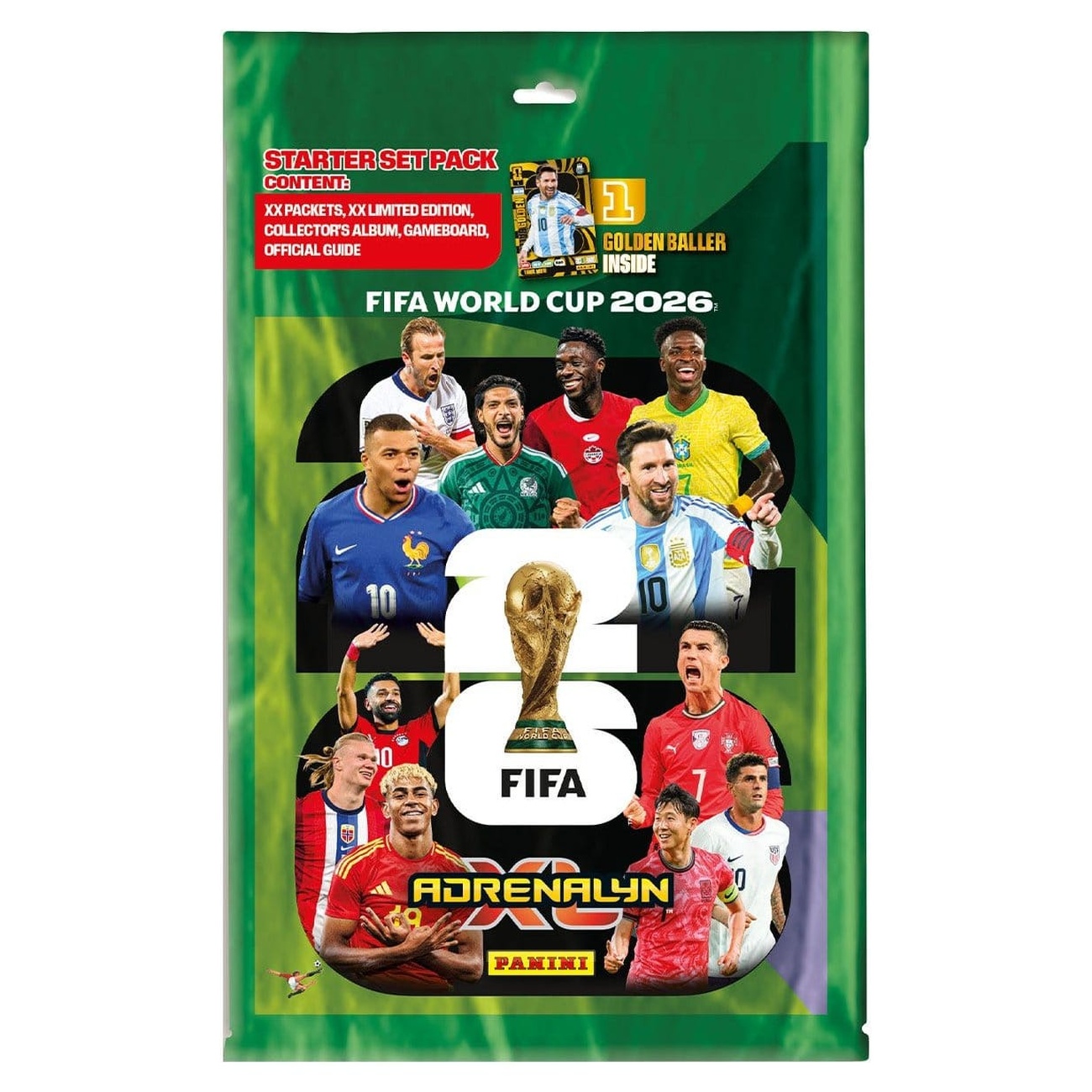 Panini FIFA World Cup 2026 Adrenalyn XL Trading Cards Set de inicio *Versión alemana*
