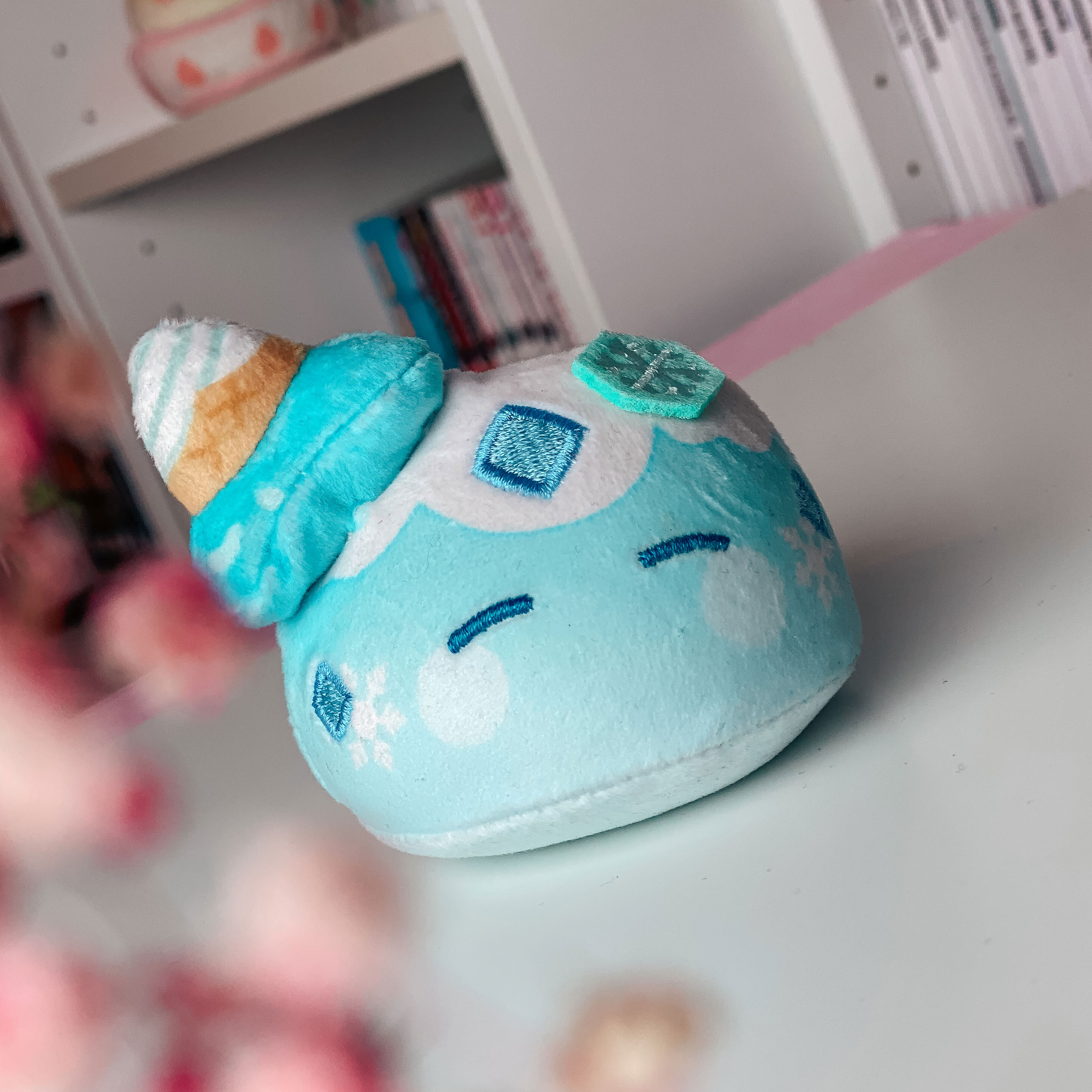 Genshin Impact - Kryo Slime Ice Cream Style Plush Figure