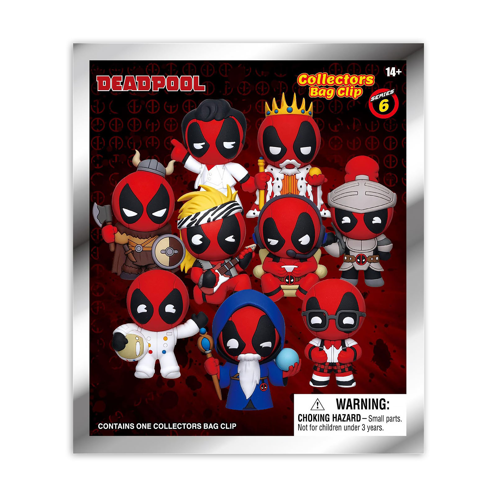 Deadpool - 3D Mystery Sleutelhanger Serie 6