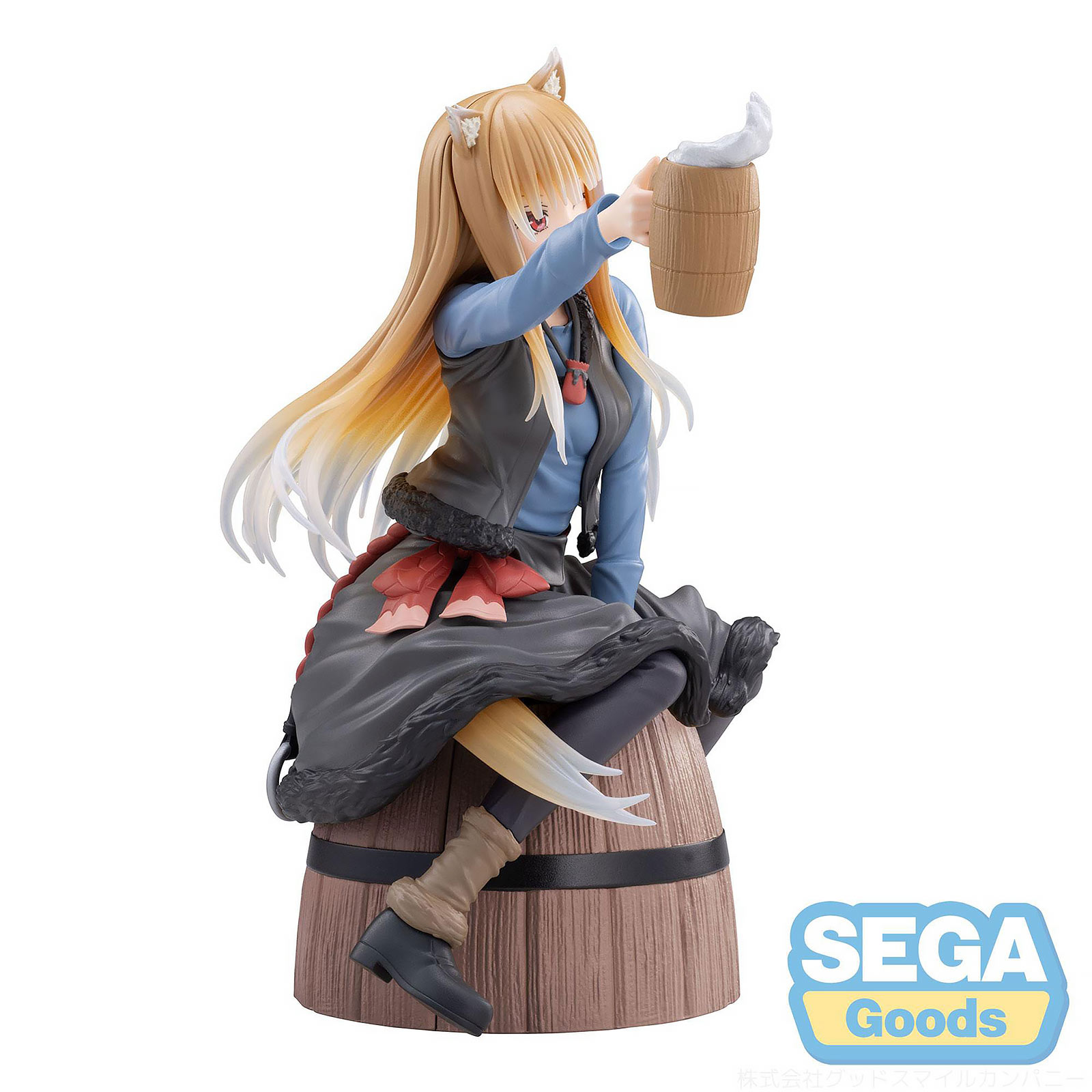 Spice and Wolf: Handelaar ontmoet de Wijze Wolf - Zittende Holo-figuur