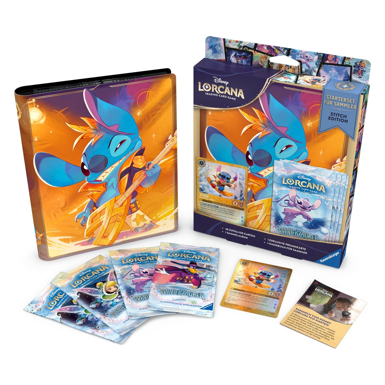 Disney Lorcana TCG Coffret de départ pour collectionneurs Stitch Édition *Édition allemande*