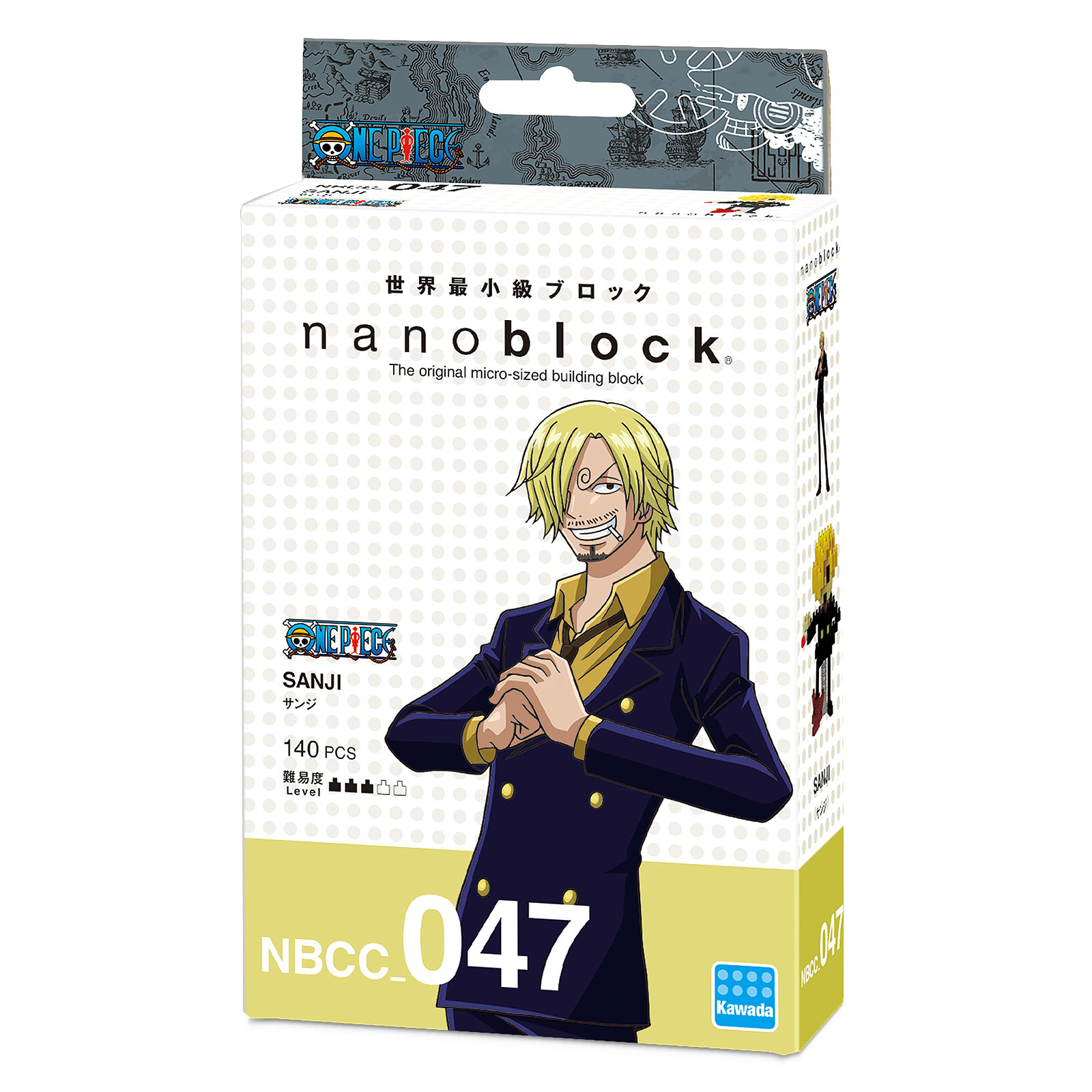 One Piece - Sanji nanoblock Figurine de Construction Mini