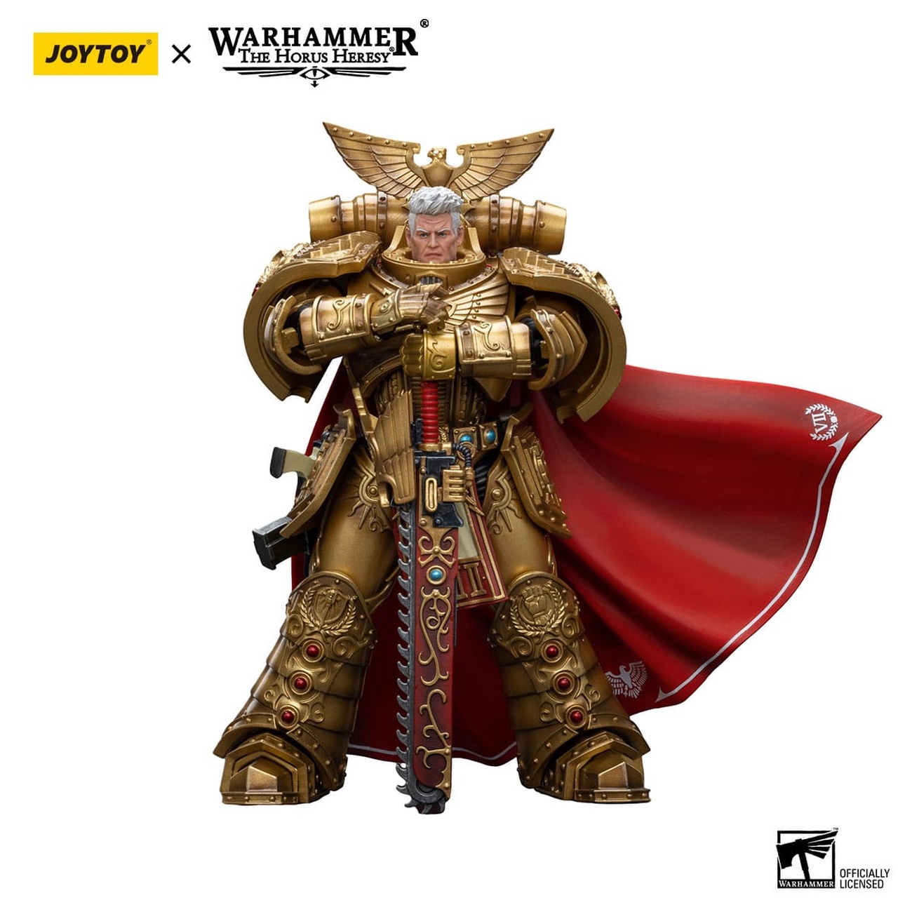 Warhammer The Horus Heresy action figure 1/18 Imperial Fists Rogal Dorn Primarca della 7ª Legione 12 cm