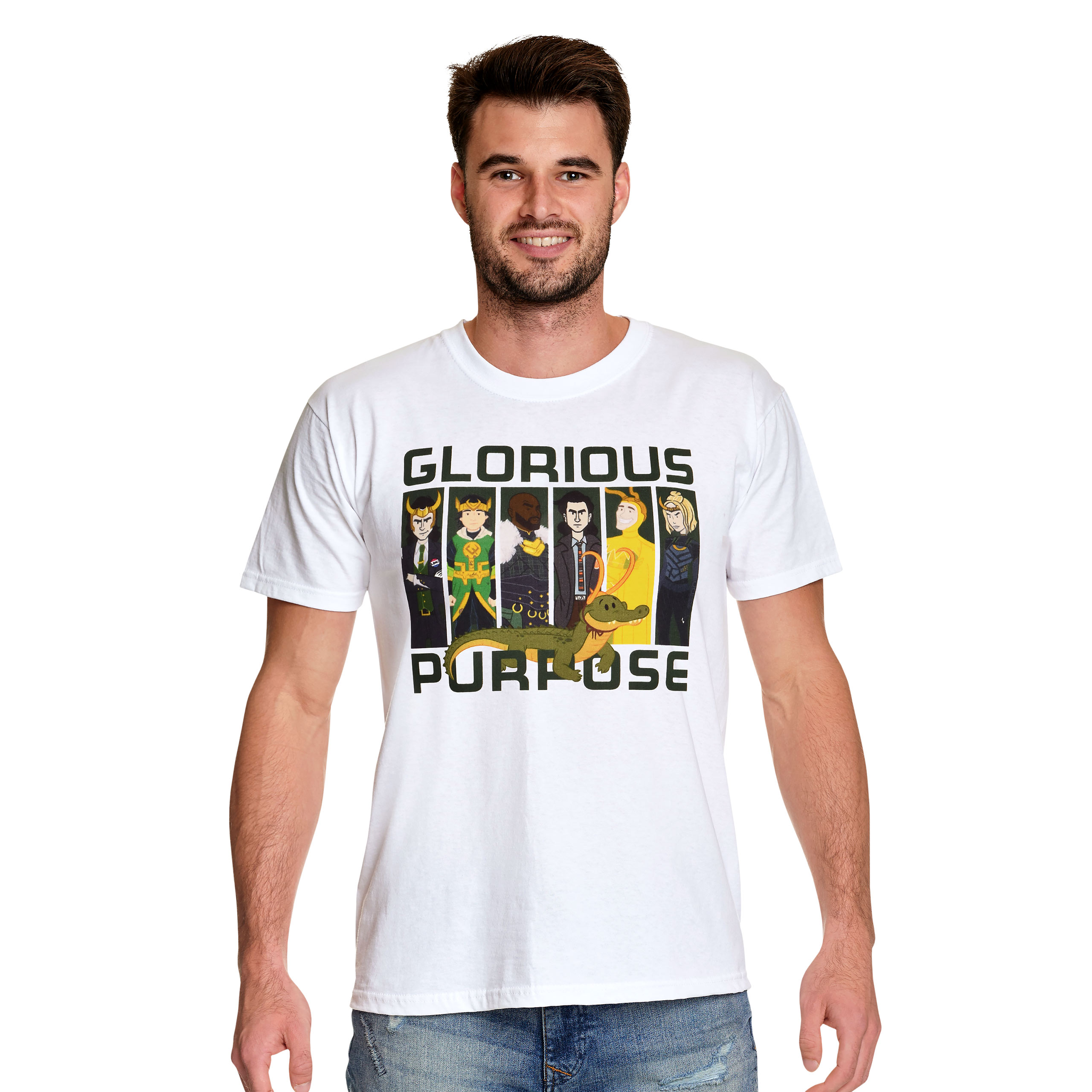 Loki - Glorious Purpose T-Shirt weiß