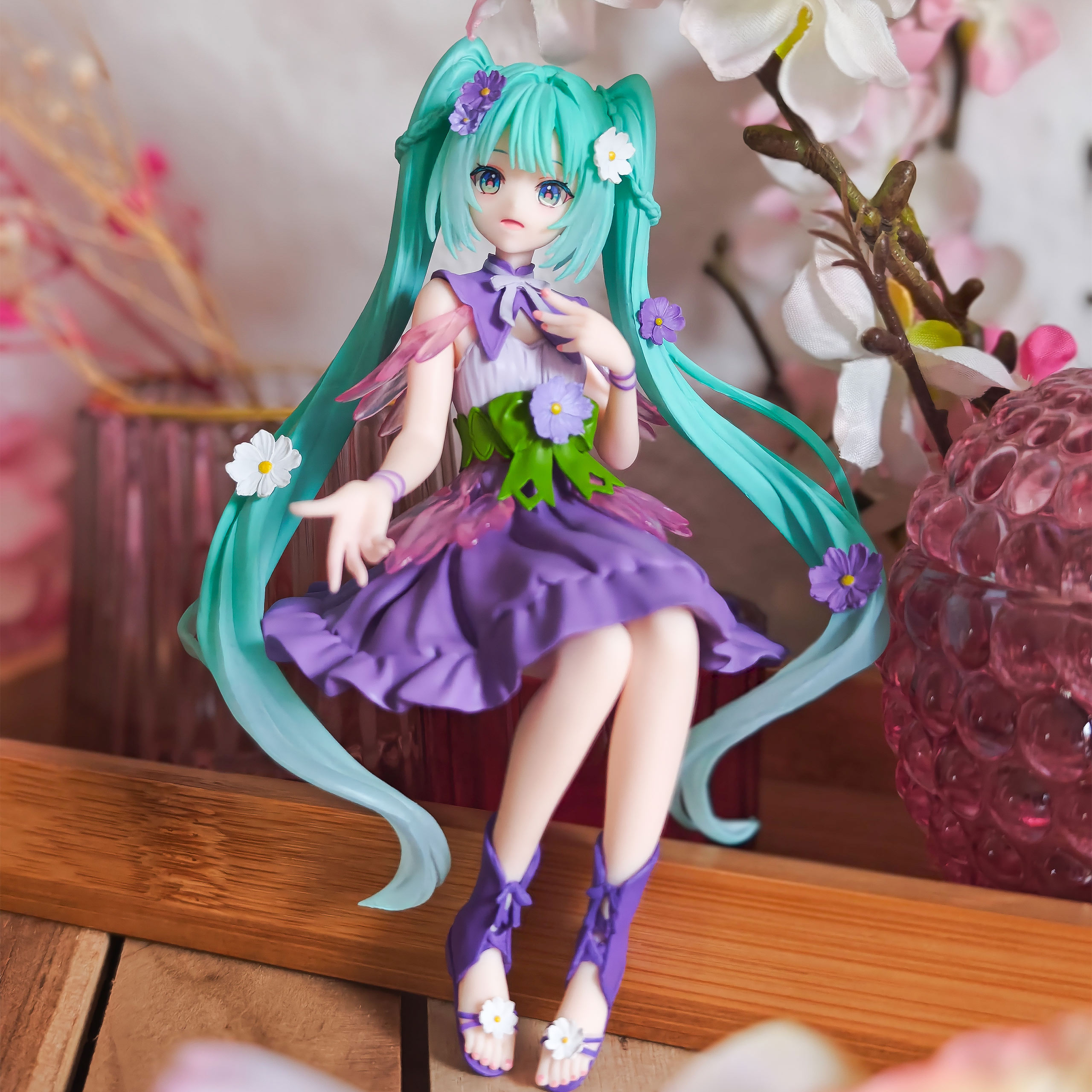 Hatsune Miku - Miku Flower Fairy Cosmos Noodle Stopper Figure