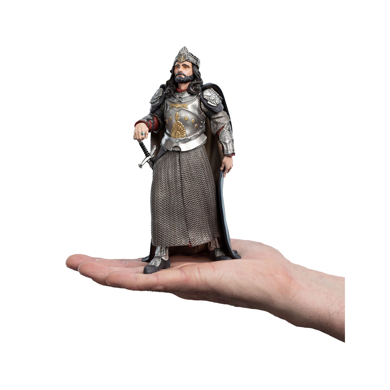 Herr der Ringe Mini Epics Vinyl Figur King Aragorn 19 cm