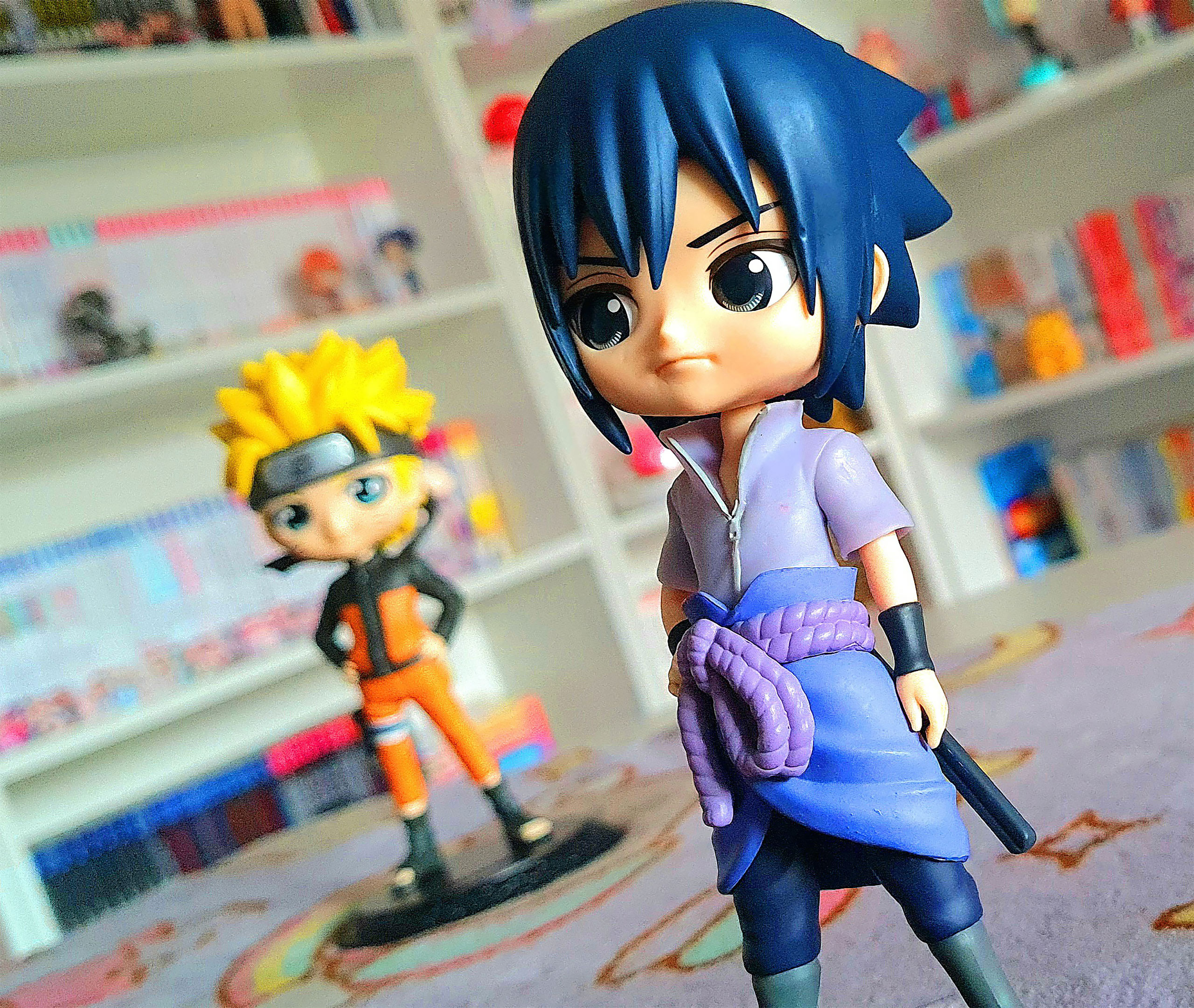 Naruto Shippuden - Uchiha Sasuke Q Posket Figur Version A