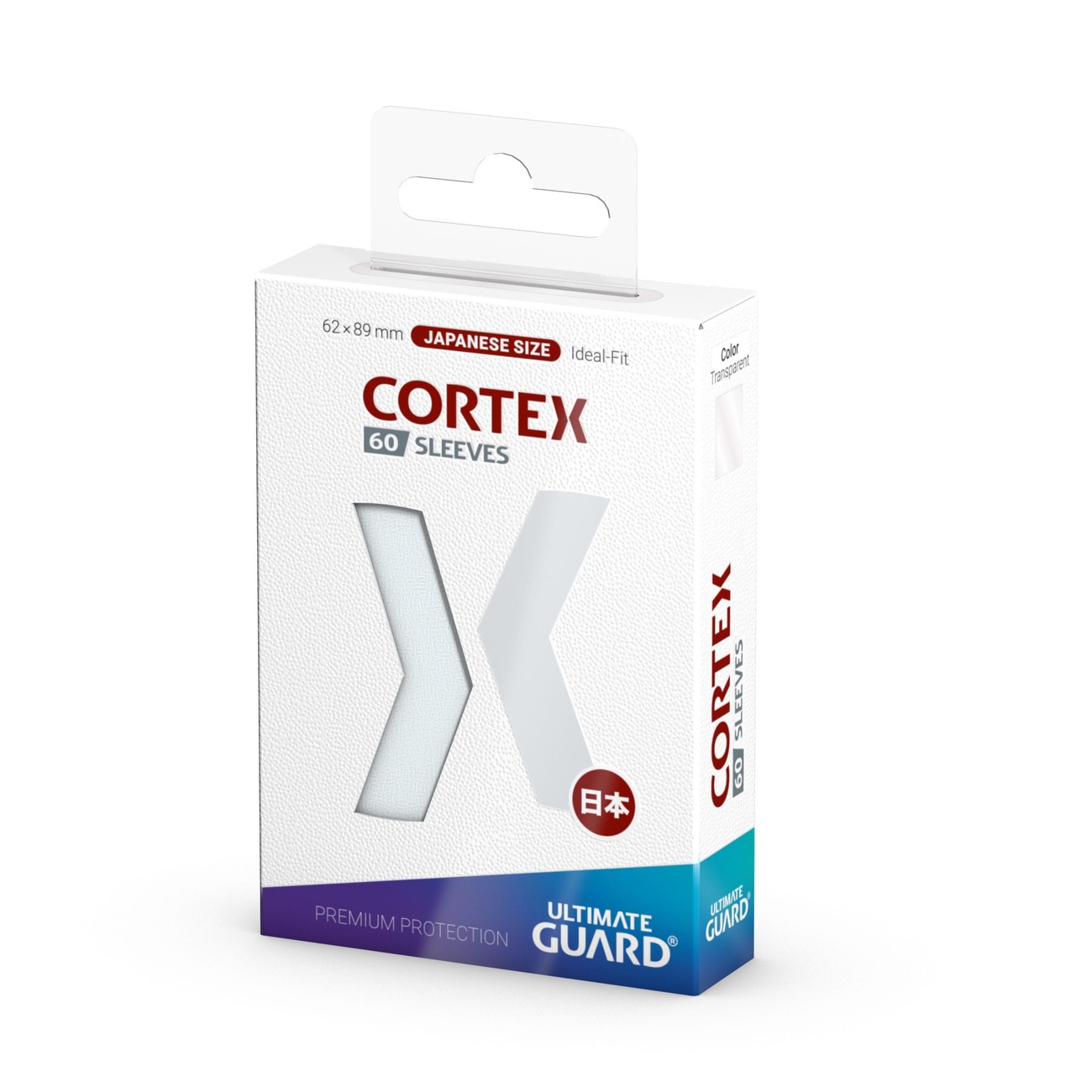 Ultimate Guard Cortex Sleeves Japanese Size (60) - Clear