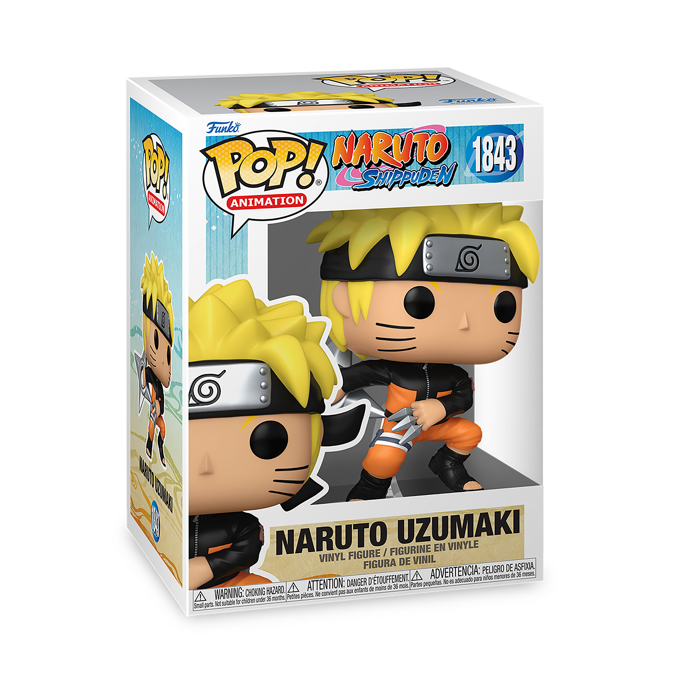 Naruto Shippuden - Naruto Uzumaki con Shuriken Figura Funko Pop