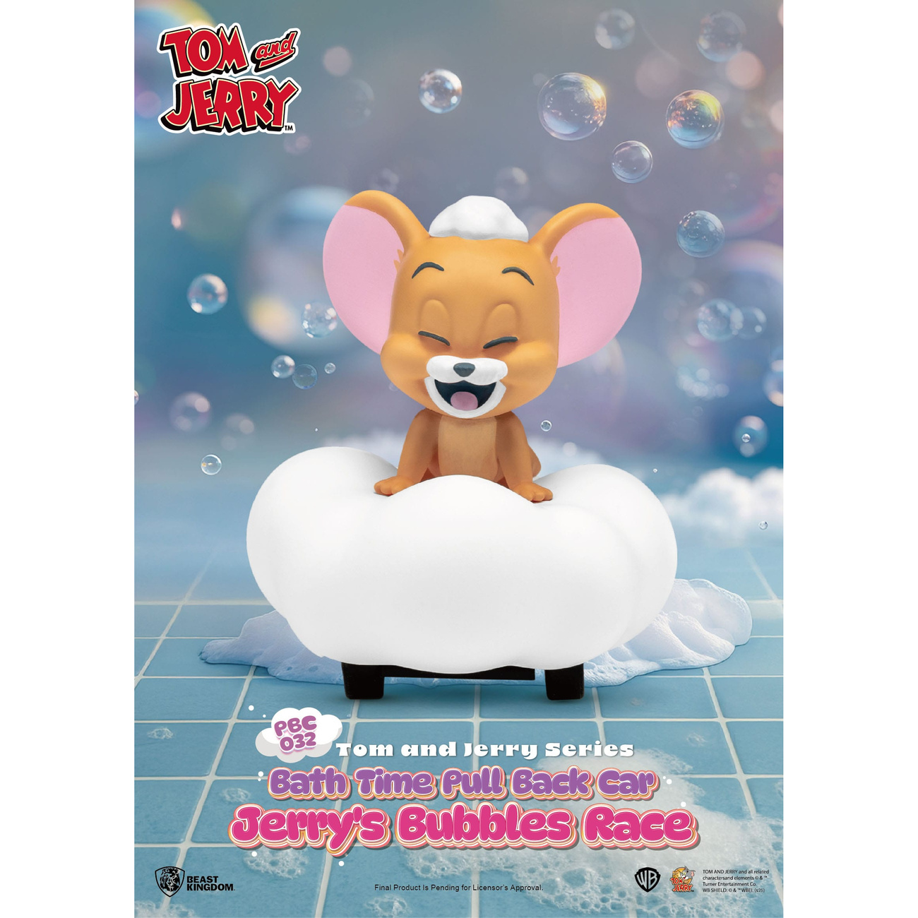 Tom & Jerry Pull Back Car Series Rückzug-Autos Bath Time Blind Box 6er-Pack