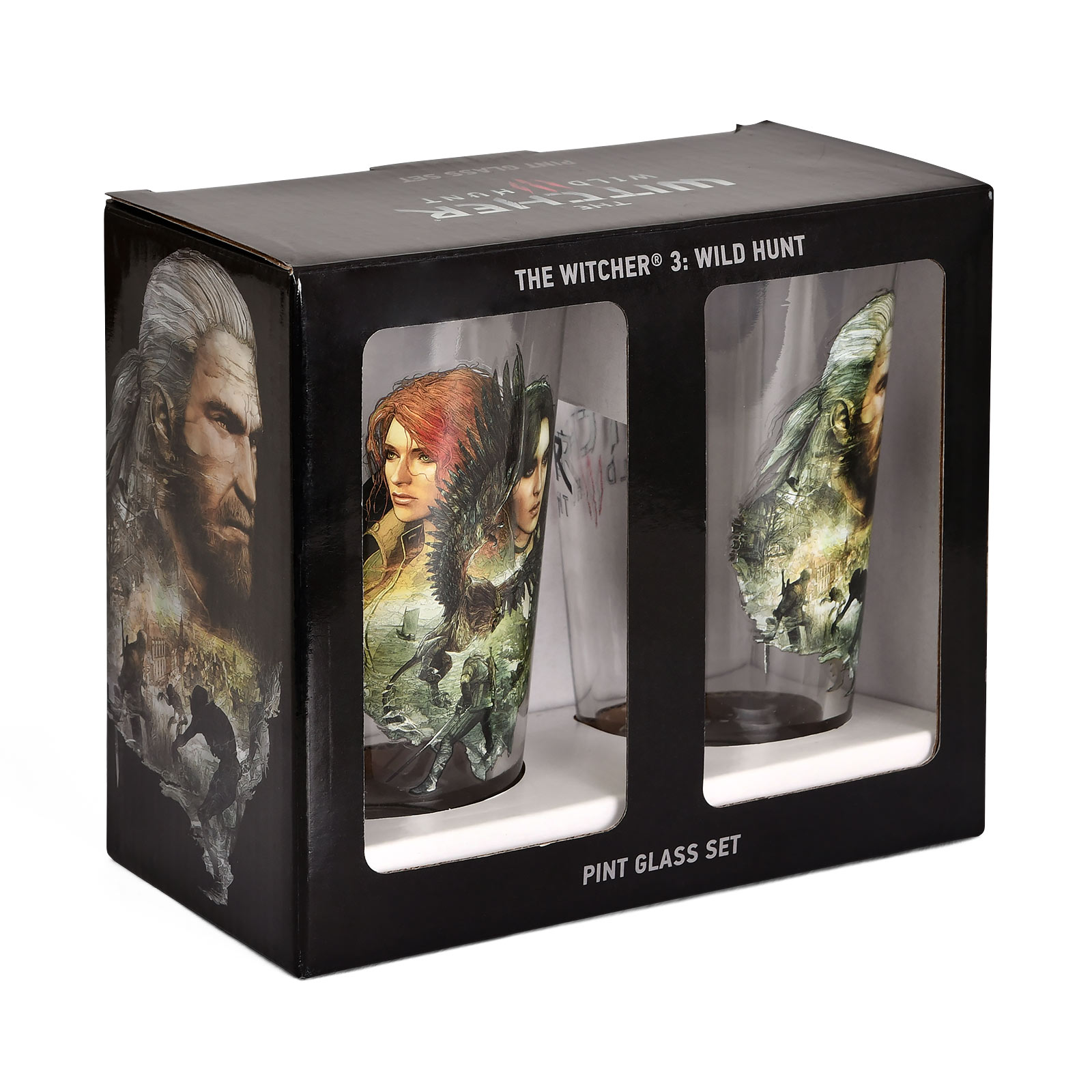 Witcher - Geralt, Triss & Yennefer Glass Set