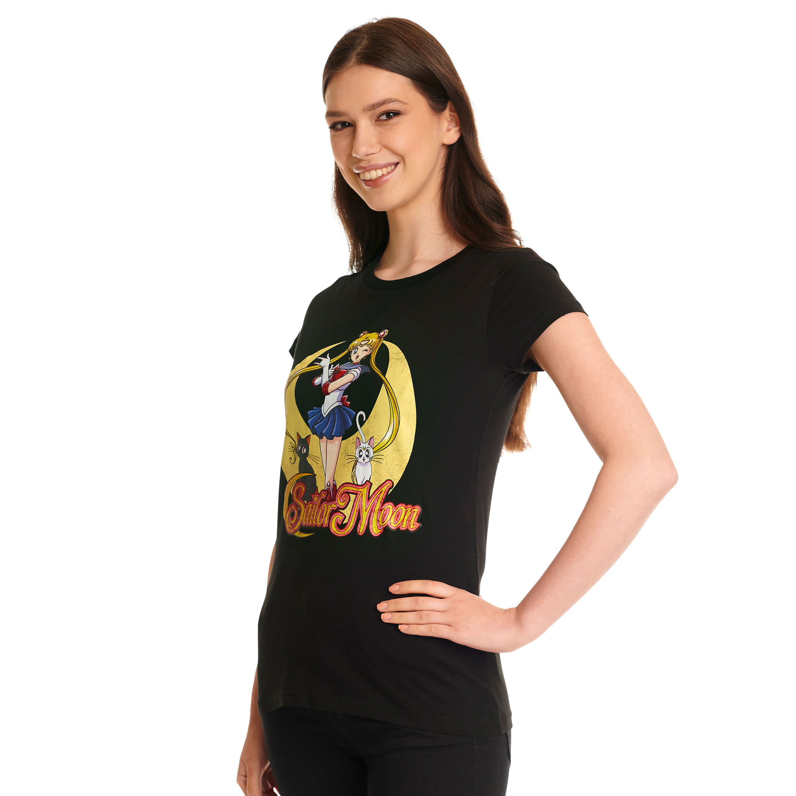 Sailor Moon - Pose T-Shirt Damen schwarz