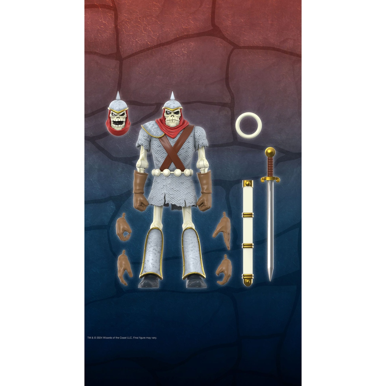 Dungeons & Dragons Ultimates figura de acción Dekkion el Guerrero Esqueleto 18 cm