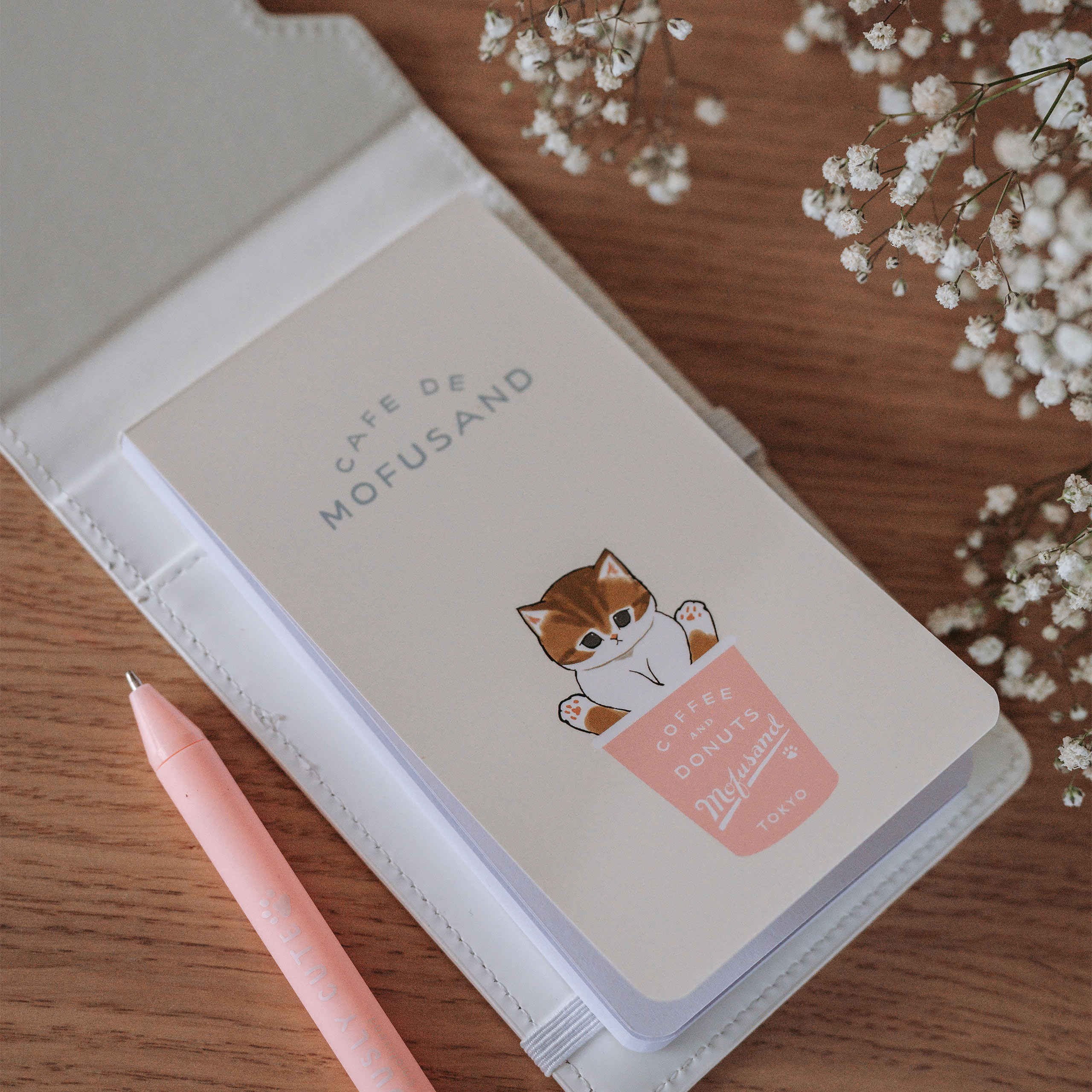 Mofusand - Cuaderno con bolígrafo