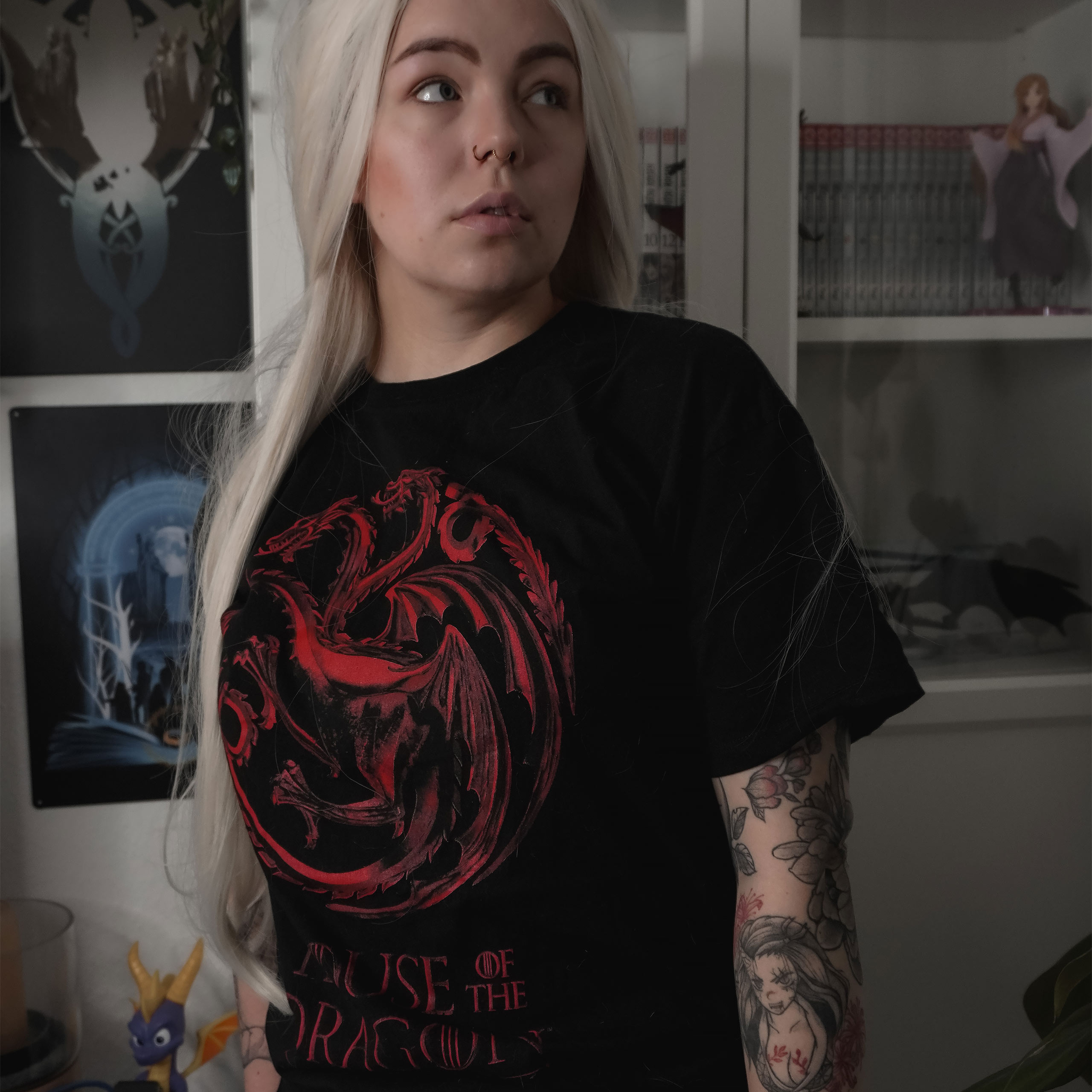Maison du Dragon - T-shirt logo noir