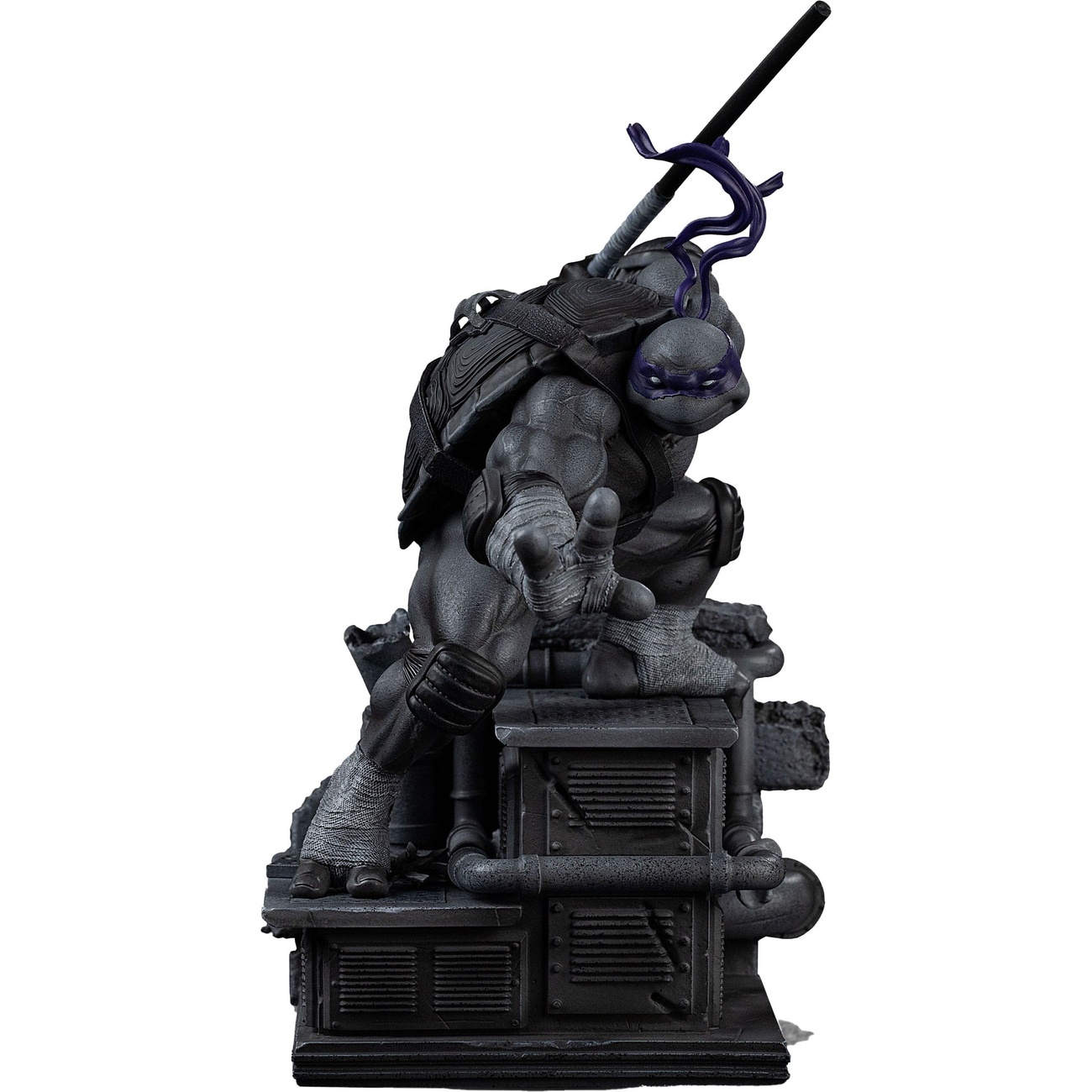 Teenage Mutant Ninja Turtles Art Scale-staty 1/10 Donatello Svartvit Variant 26 cm heo exclusive