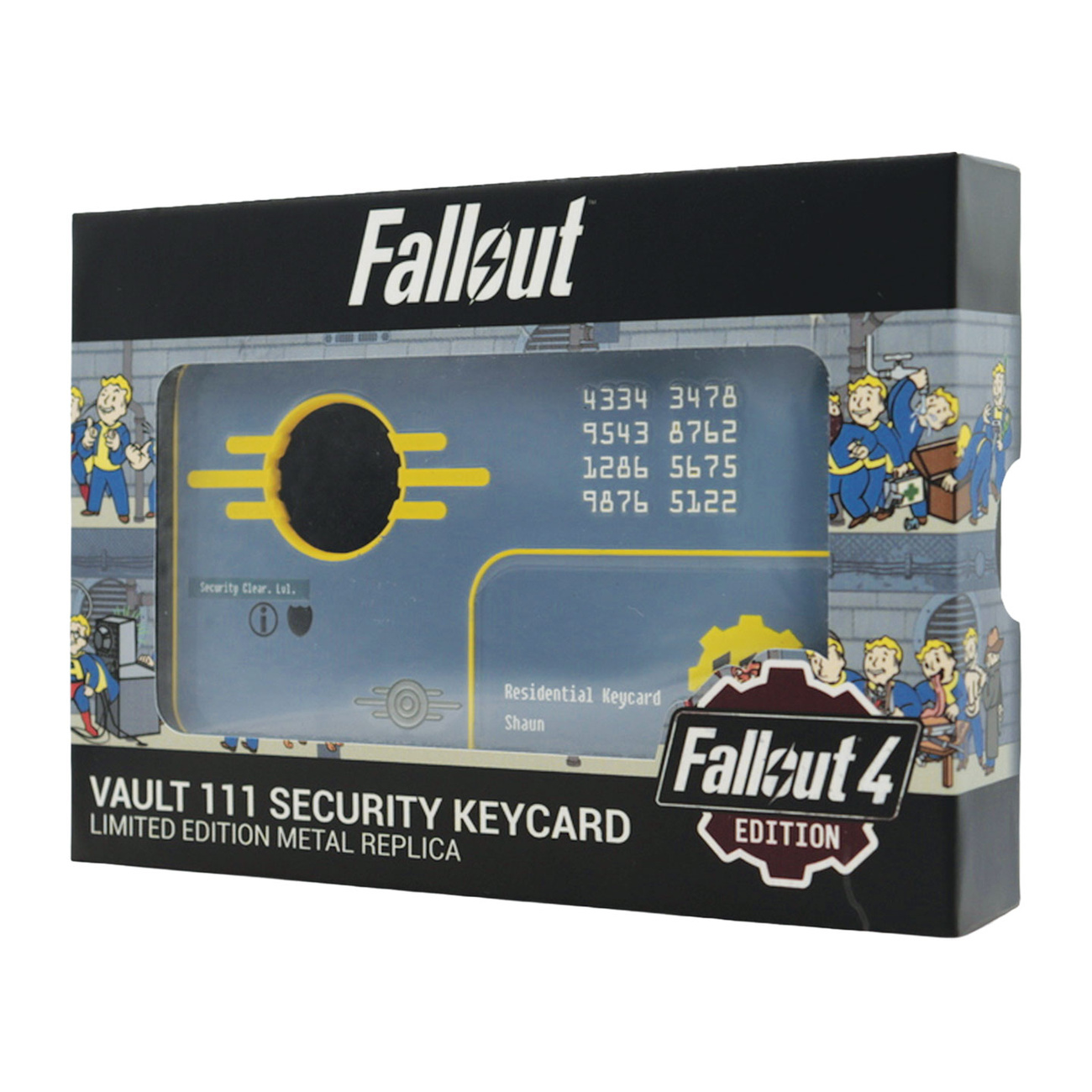 Fallout 4 - Replika karty bezpieczeństwa Vault 111 Edycja Limitowana