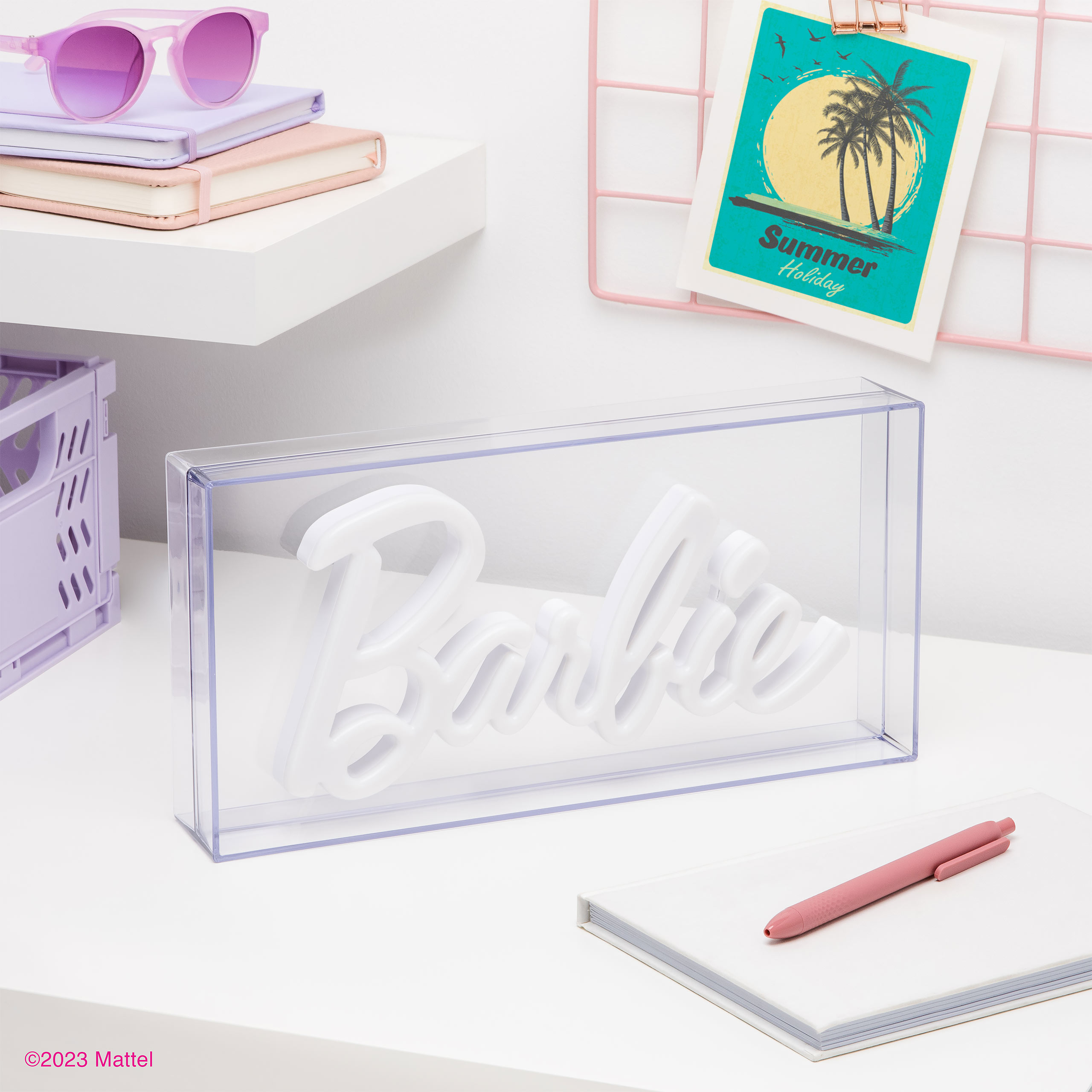Barbie - Neon Logo Lampe
