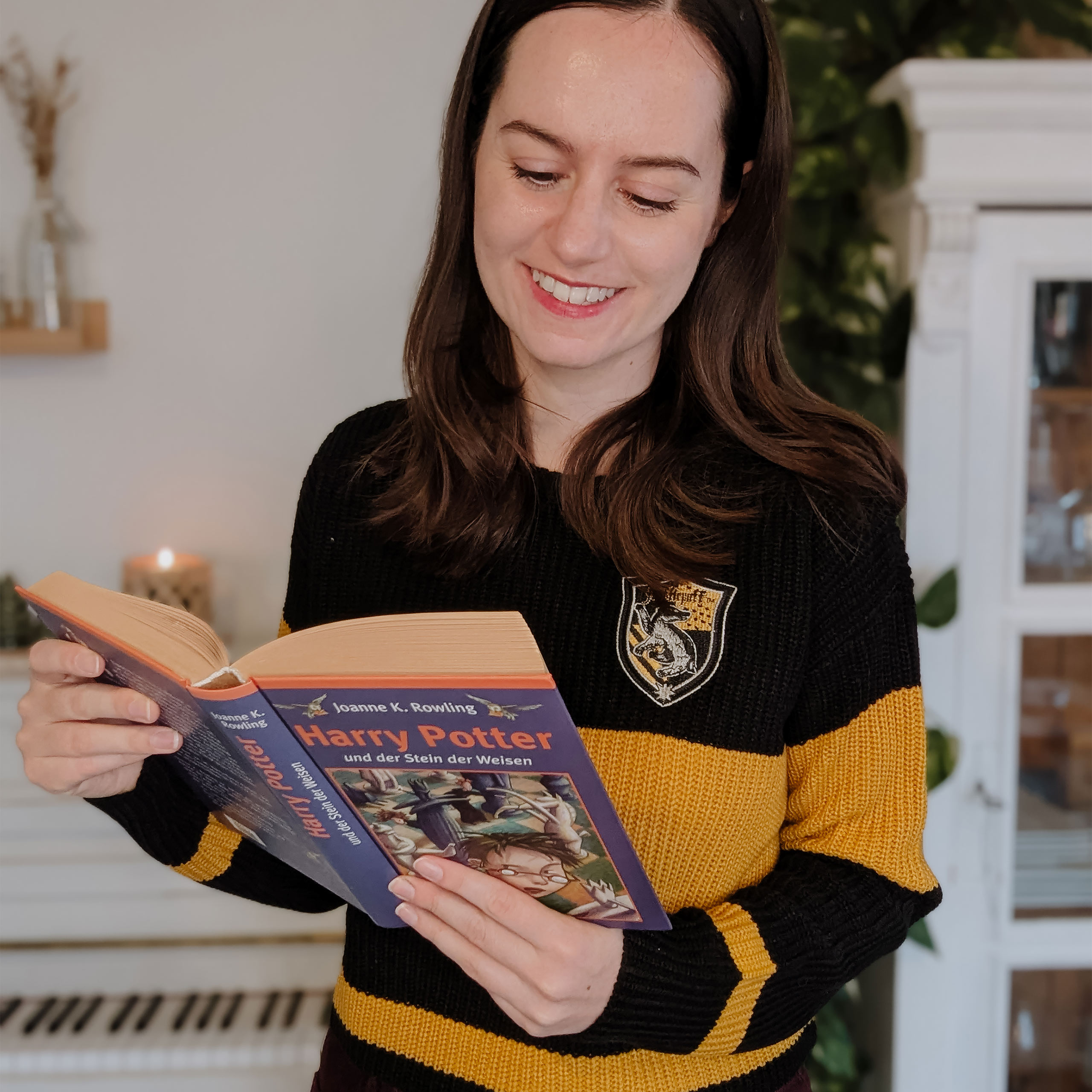 Harry Potter - Hufflepuff Crop Sweater Women