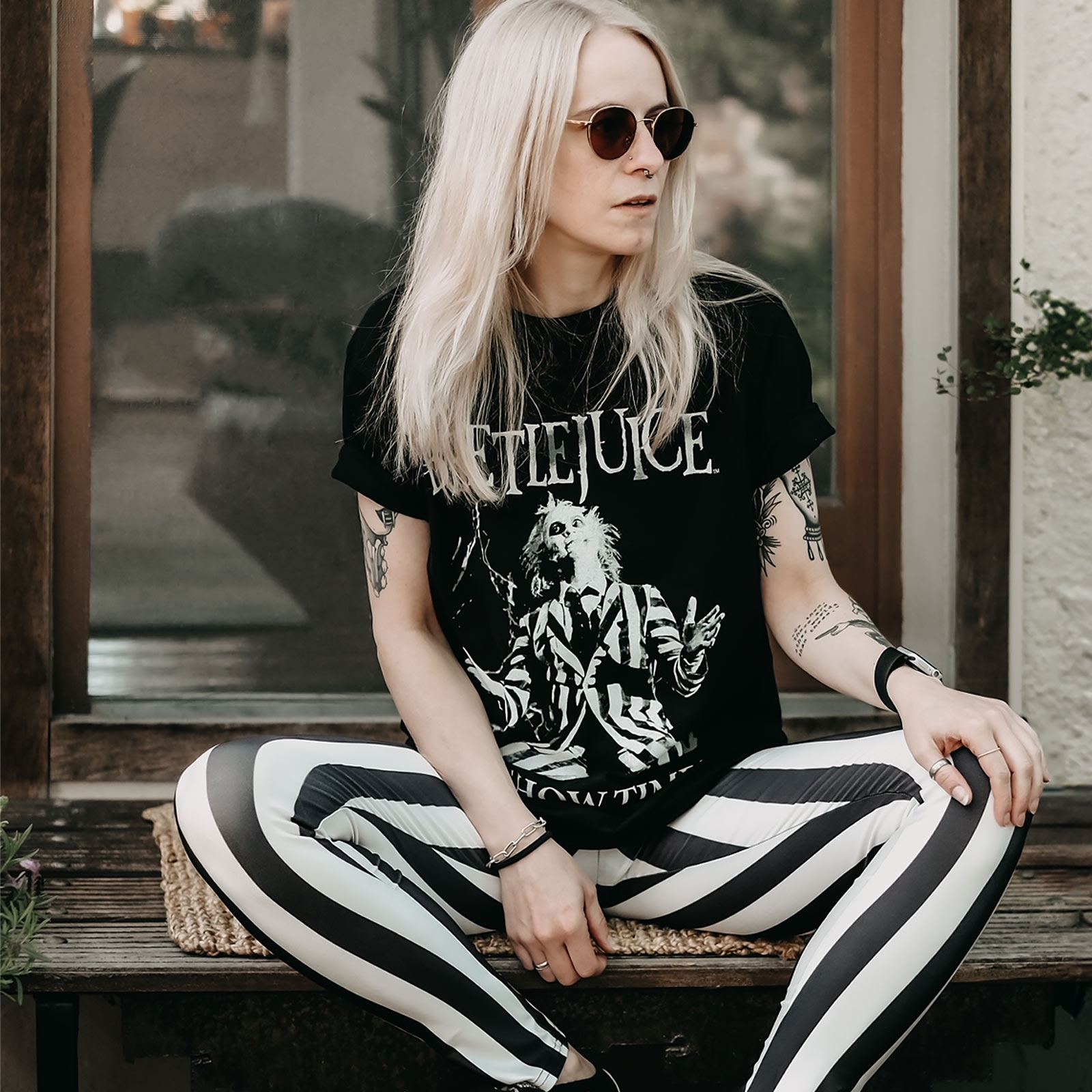 Beetlejuice - Het is Show Time! T-shirt zwart