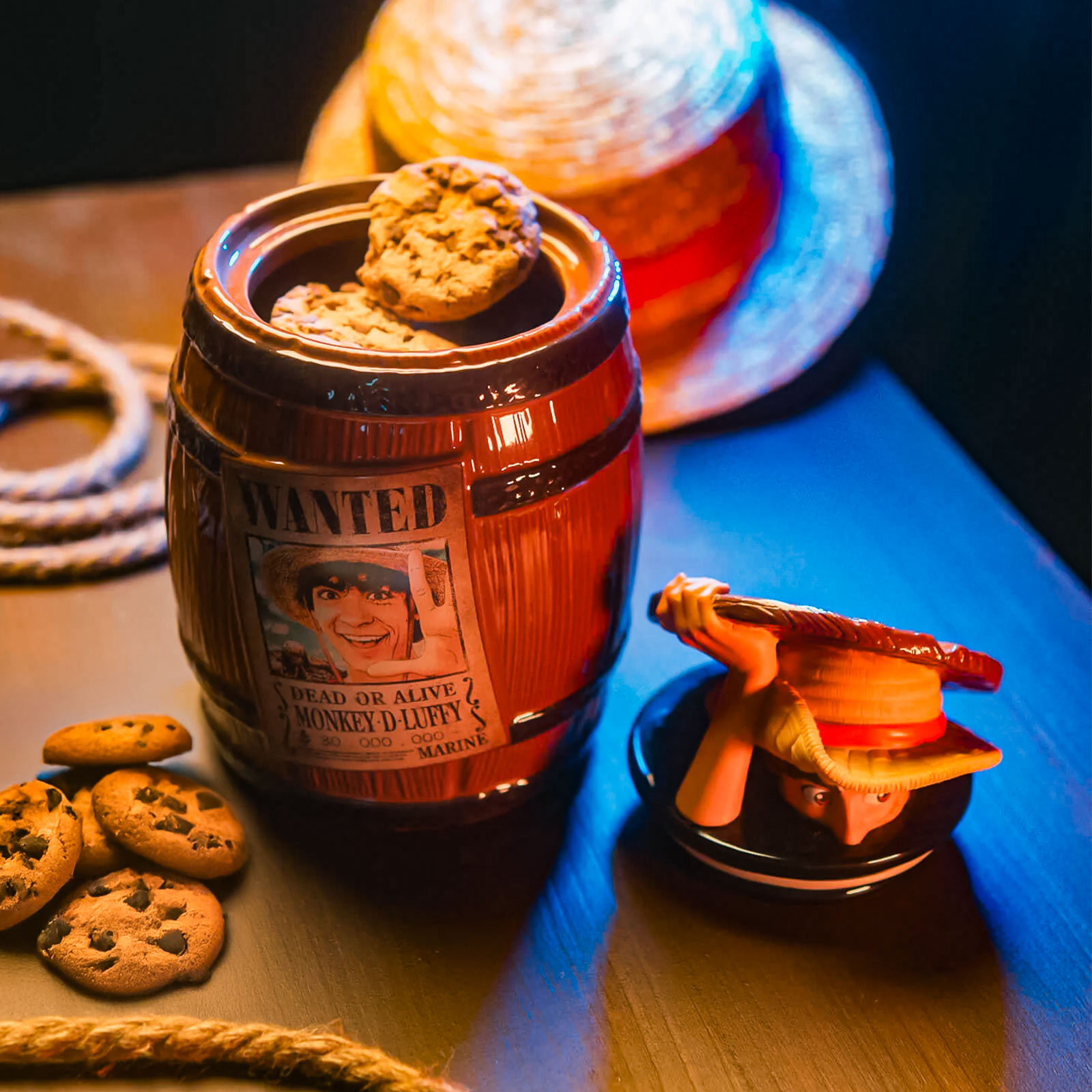 One Piece Netflix - Tarro de galletas Monkey D. Luffy