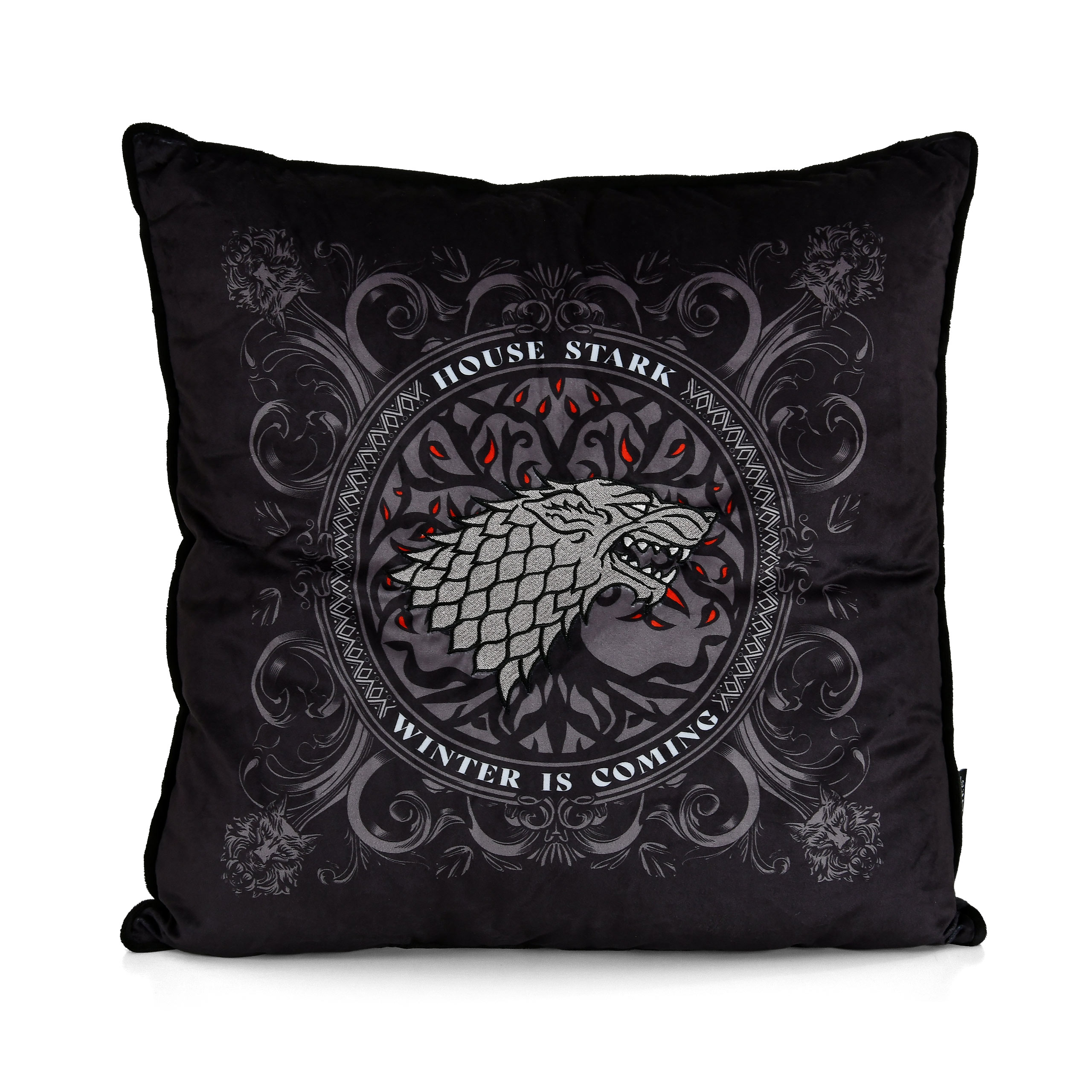 Game of Thrones - House Stark Throw Pillow with Tassels deluxe