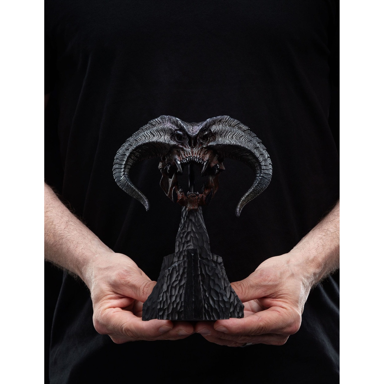 Herr der Ringe Mini Statue Skull of a Balrog 20 cm