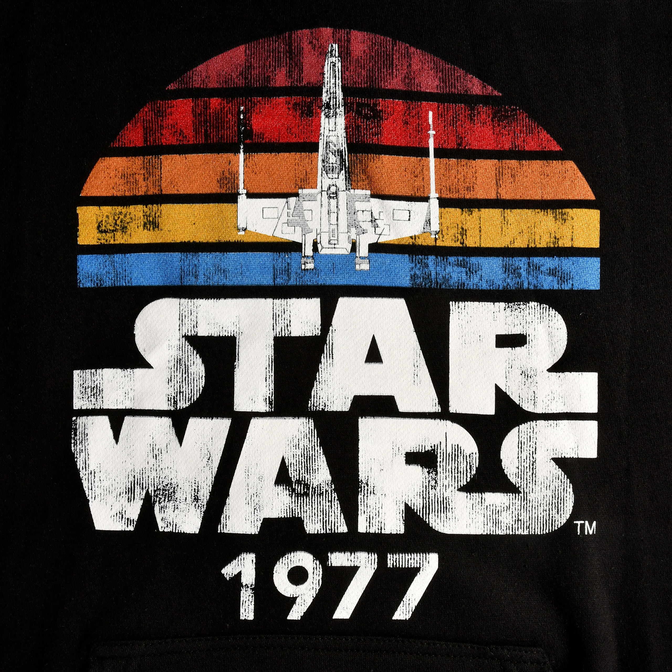 Star Wars van 1977 Retro Hoodie zwart