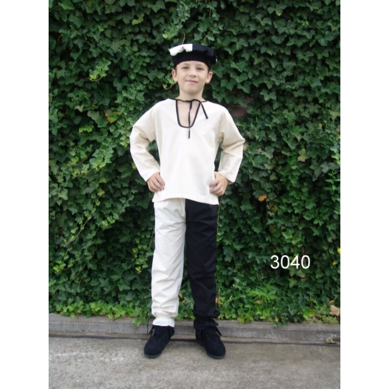 Pantaloni medievali per bambini neri