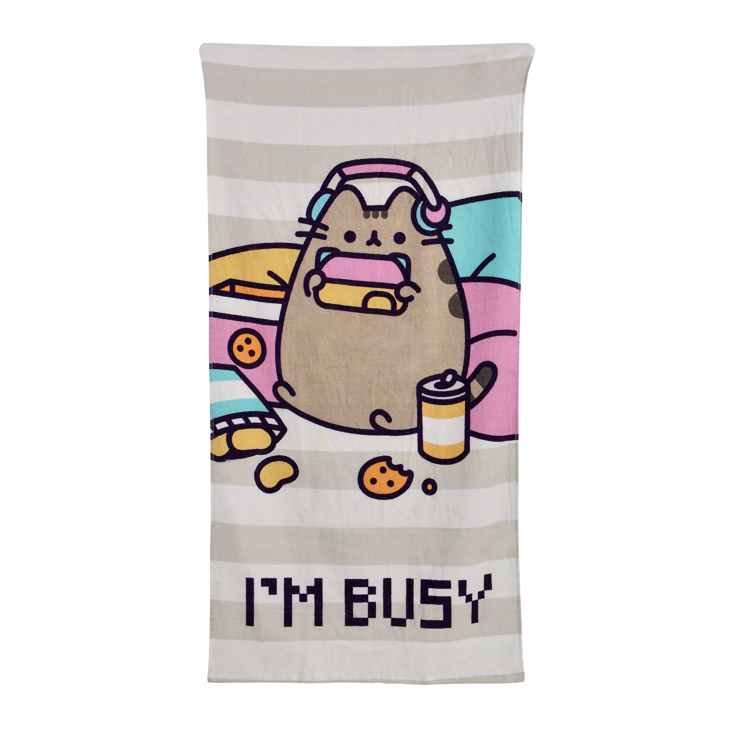 Pusheen - I'm Busy Bath Towel