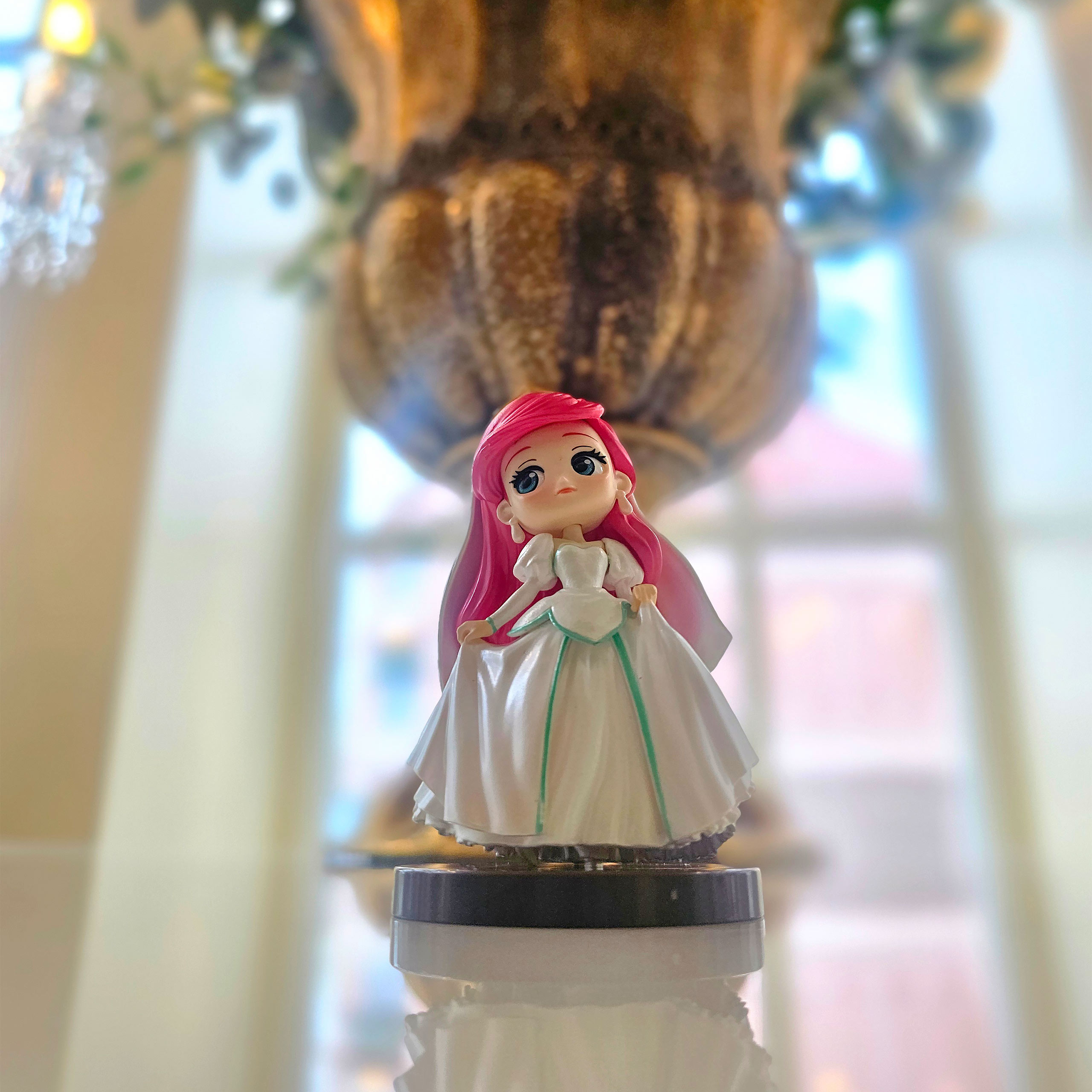 Ariel - The Little Mermaid in white dress Q Posket figure 7 cm Version E