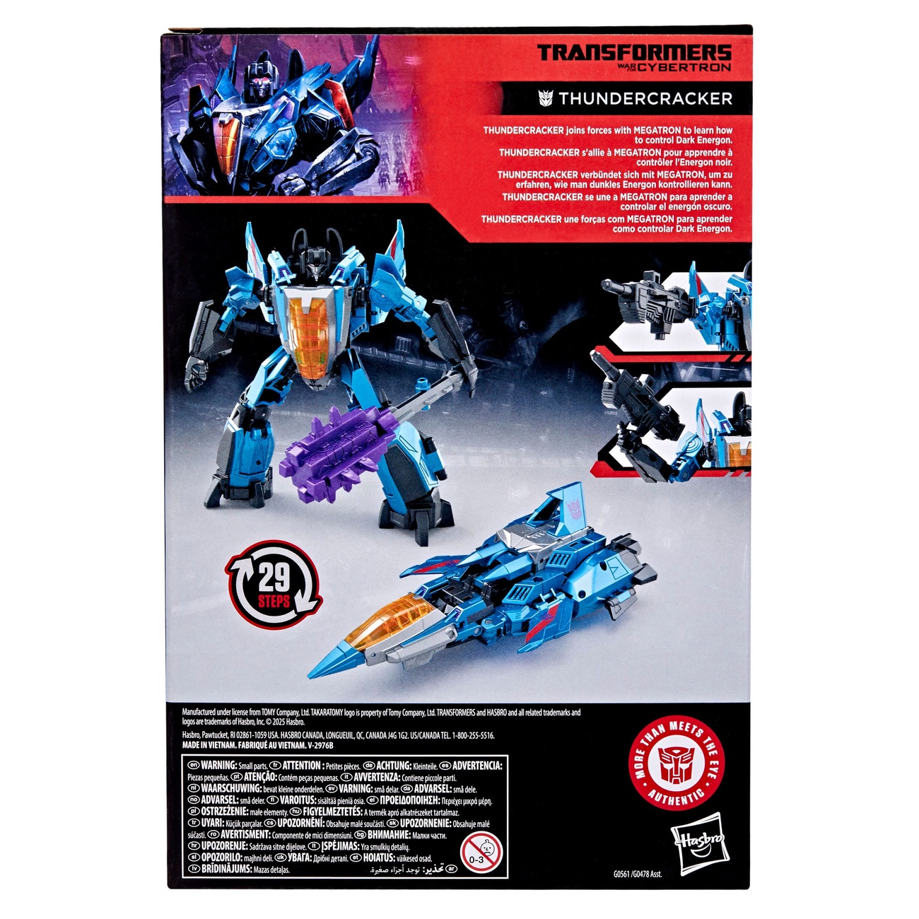 Transformers: War for Cybertron figurka akcji Studio Series Voyager Class Thundercracker 16 cm