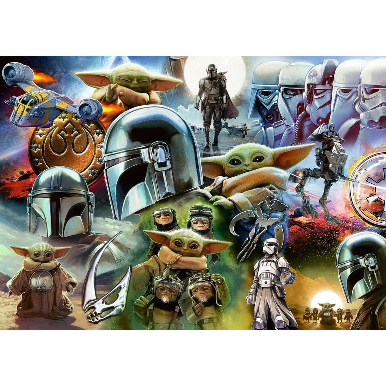 The Mandalorian and Grogu Puzzle (1000 Teile)