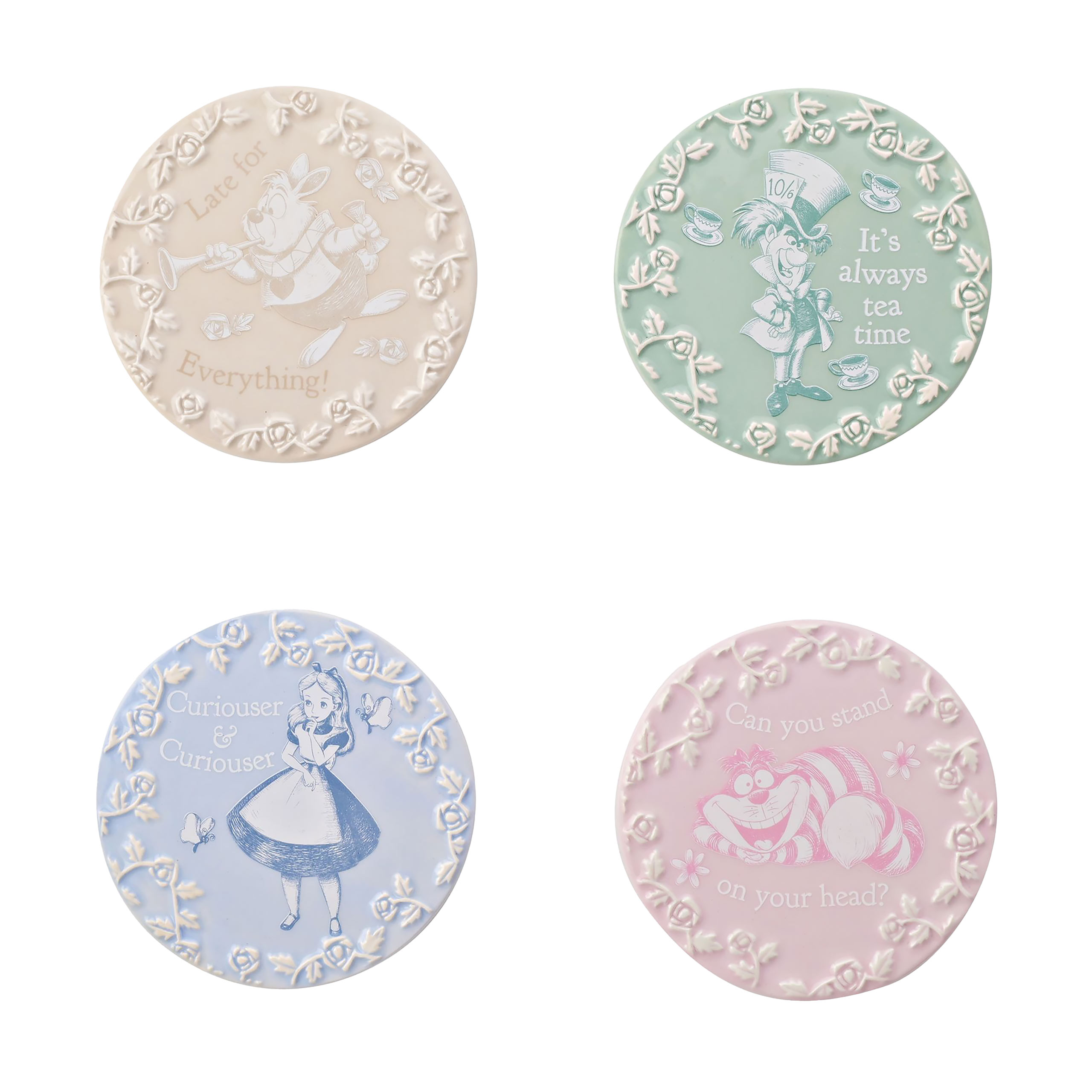 Alice au Pays des Merveilles - Sous-verres Characters set de 4