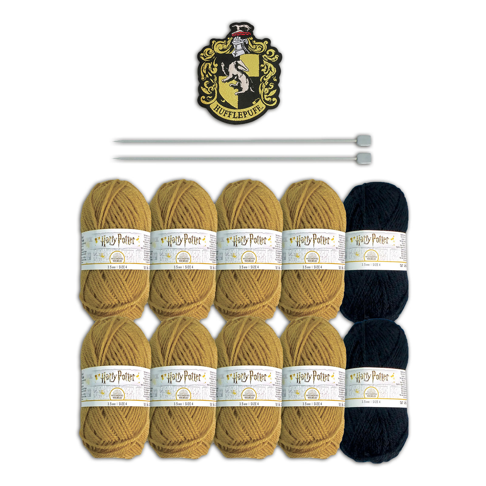 Harry Potter - Hufflepuff Scarf Knitting Set
